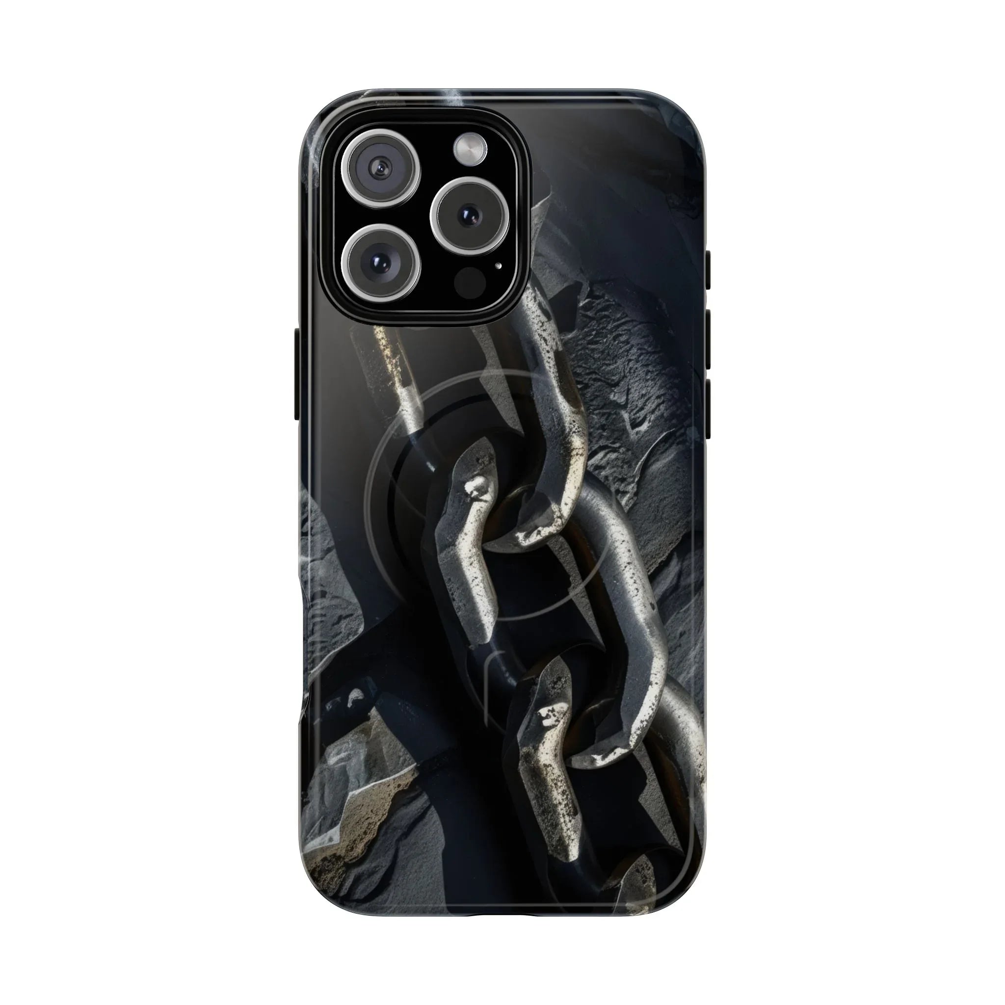 “Iron Chain” Tough Magnetic Phone Case for iPhone 13-17 - KARARMDESIGN