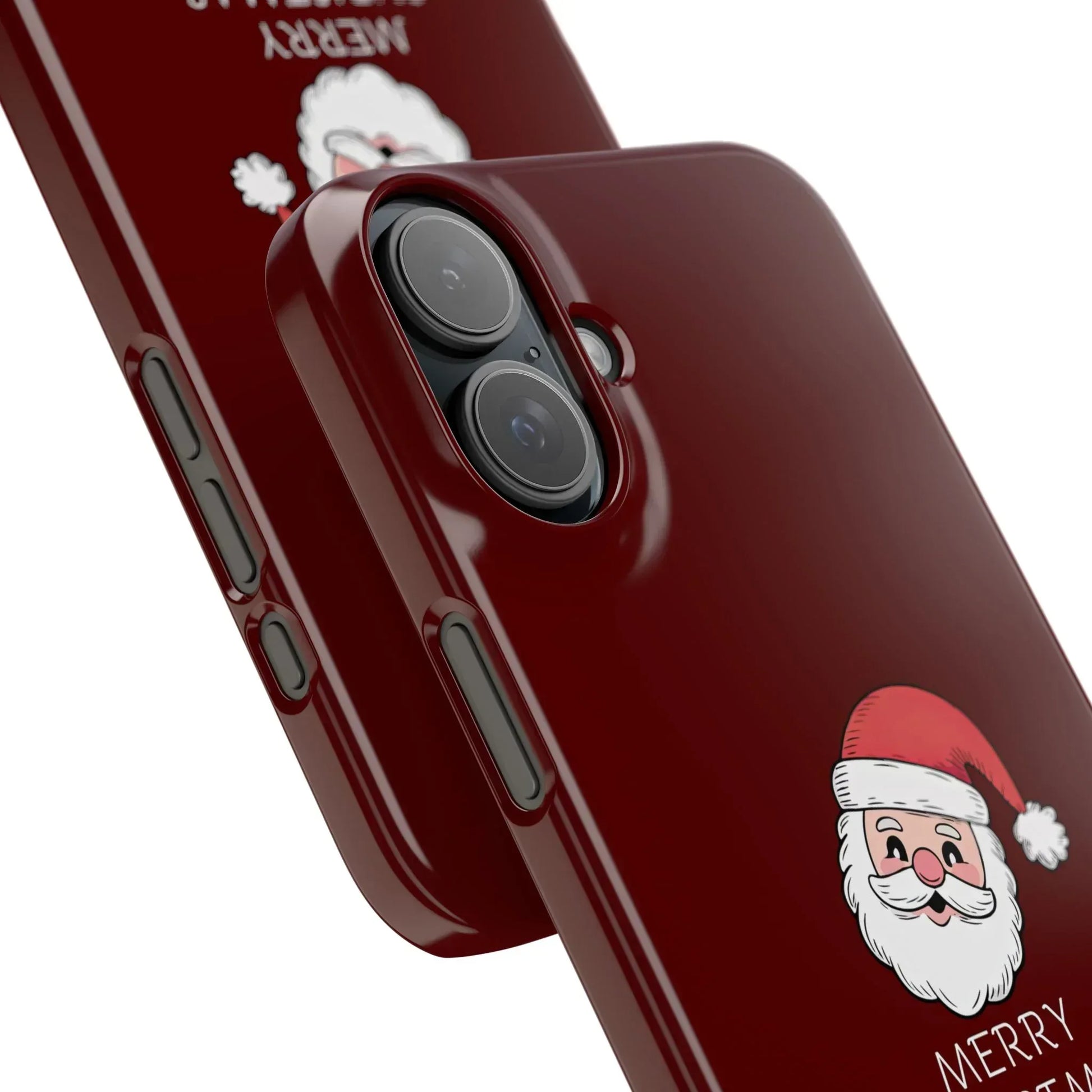 Crimson Claus Phone Case for iPhone 8-17 and Galaxy S20-S25 - KARARMDESIGN
