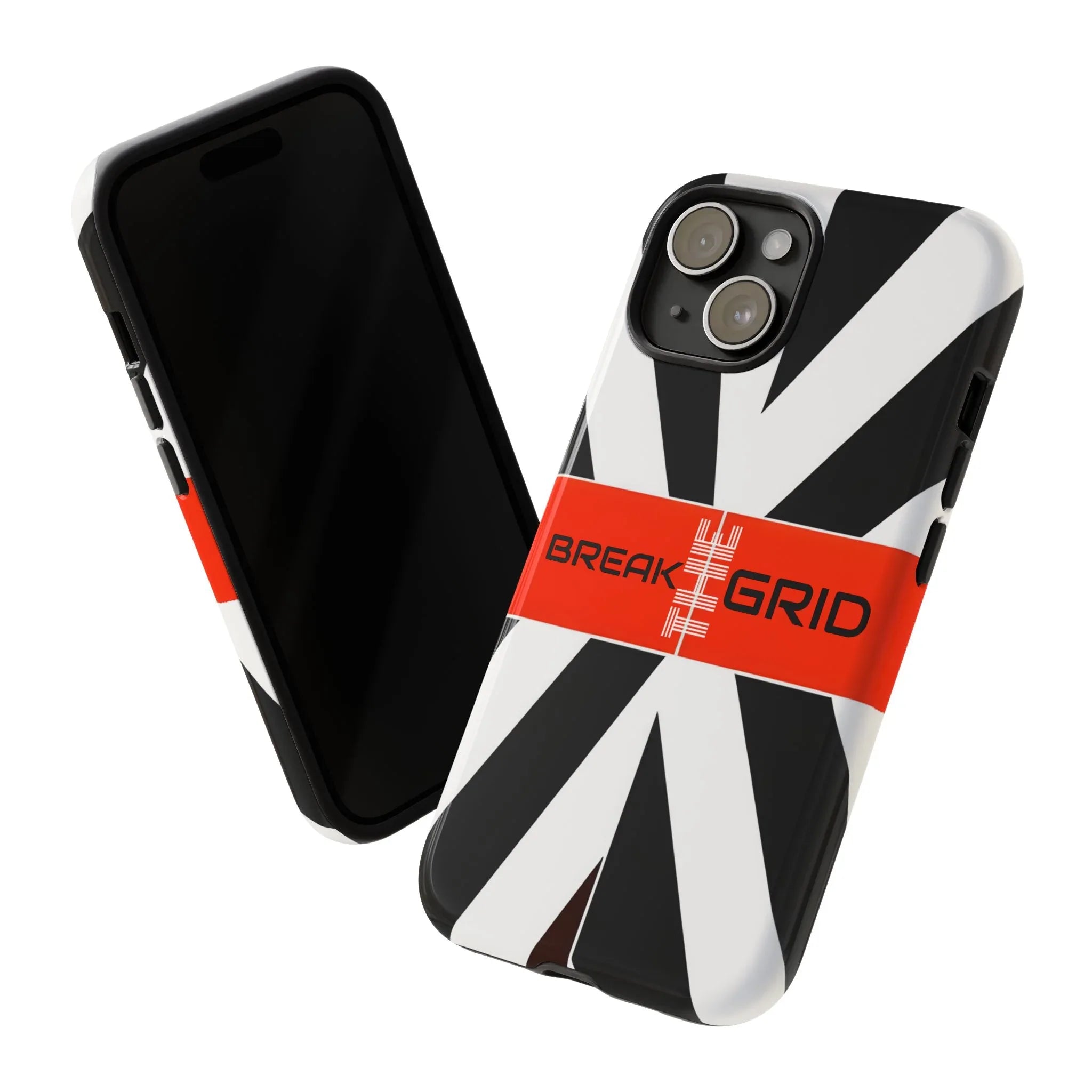 Break The Grid Phone Case for iPhone 11–16 and Galaxy S20–S25 - KARARMDESIGN
