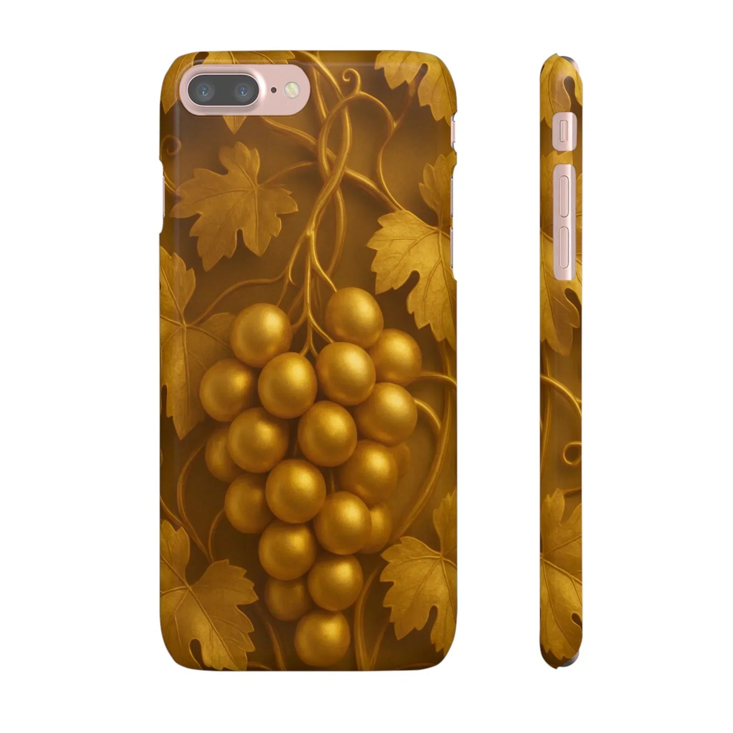 Golden Grapes Phone Case for iPhone 7–16 Models - KarArmDesign