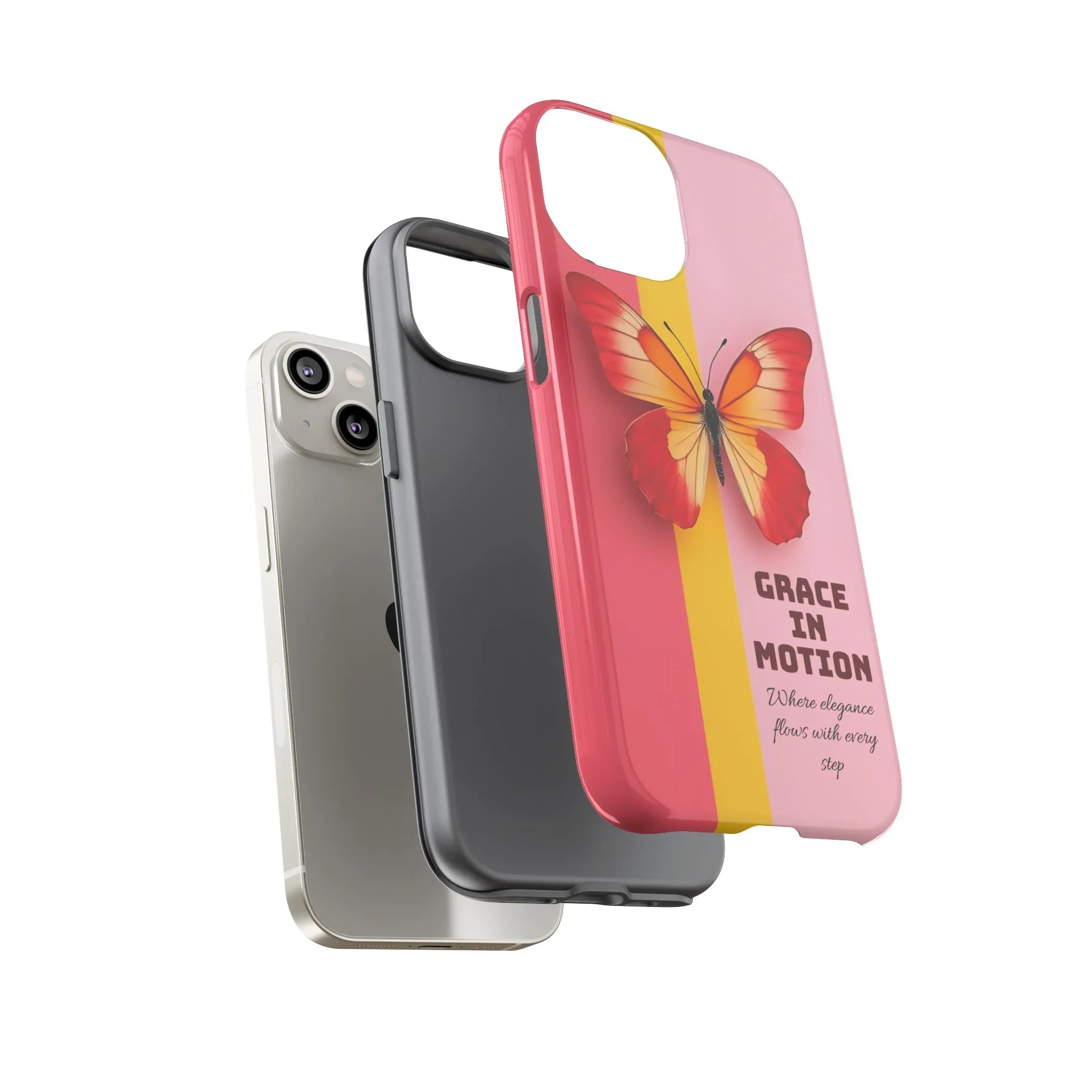 Grace in Motion – Elegant Phone Case for iPhone, Galaxy & Pixel - KARARMDESIGN