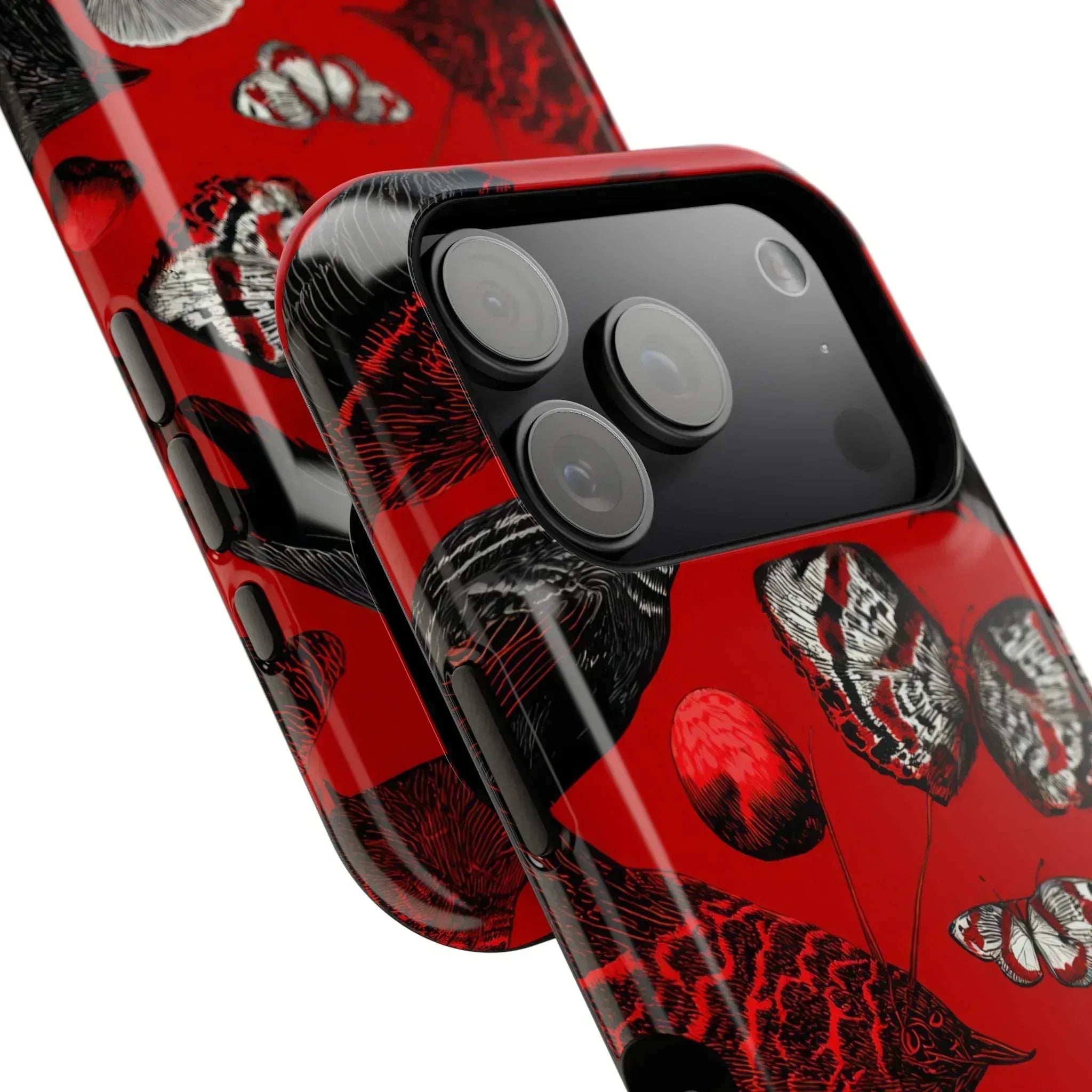 Crimson Wilderness Phone Case for iPhone 11-17 - KARARMDESIGN