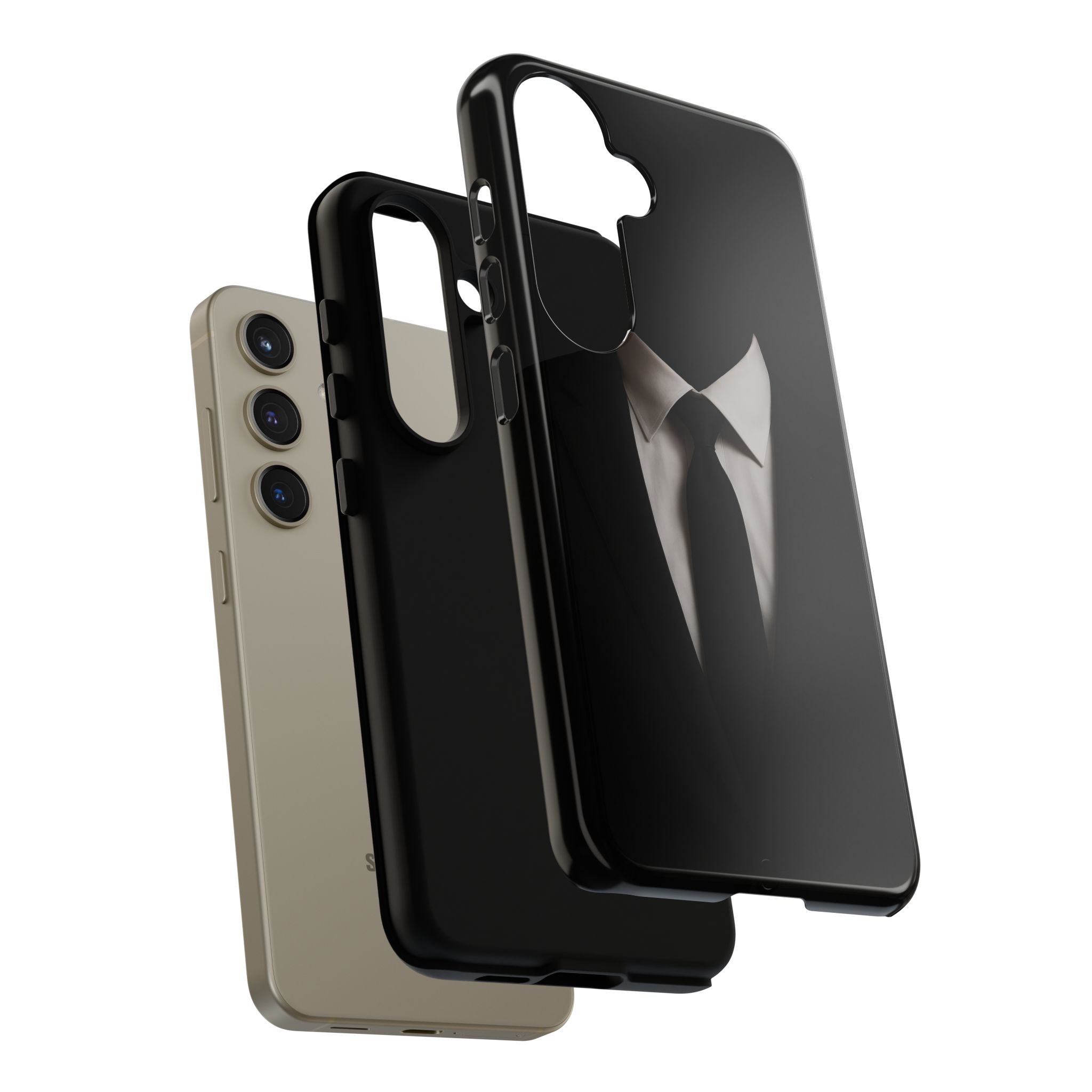 Gentleman's Armor Tough Phone Case – iPhone 11–17 & Galaxy S20–S26