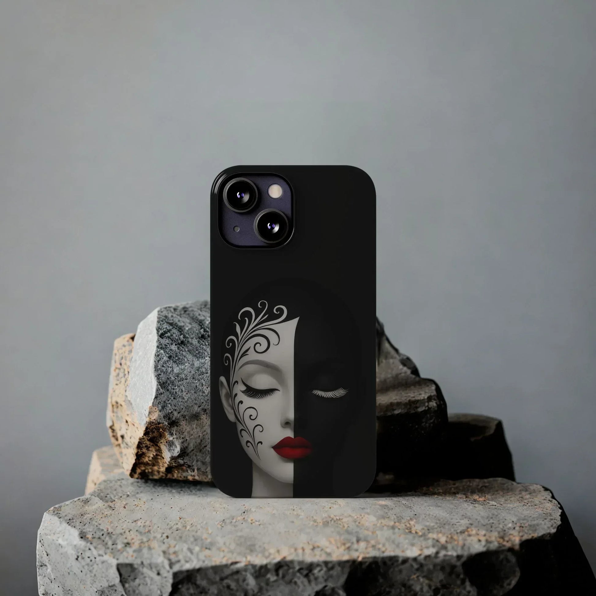 Artistic Head Design Phone Case for iPhone 11-17 - KARARMDESIGN