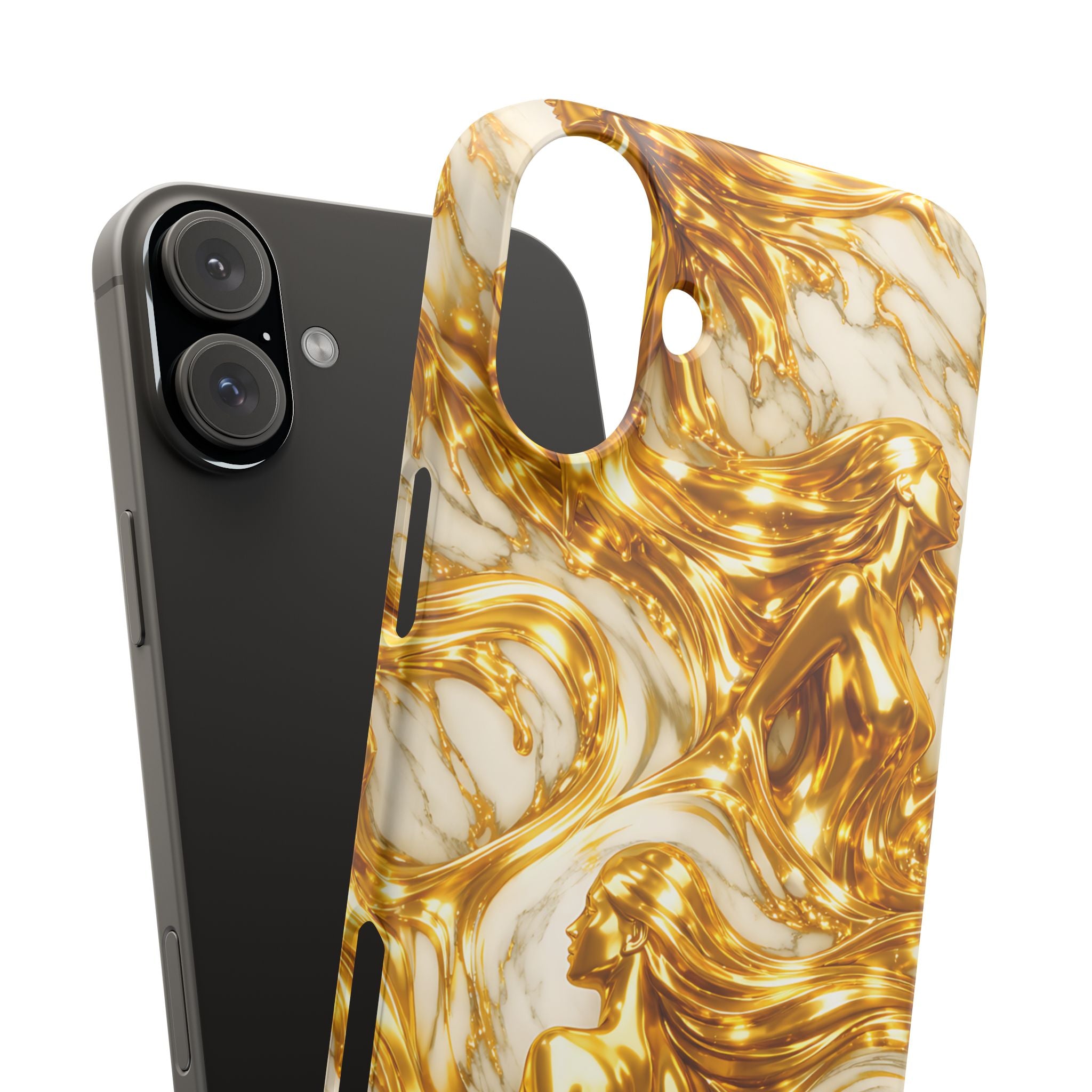 Divine Gold Woman Snap Phone Case for iPhone & Galaxy