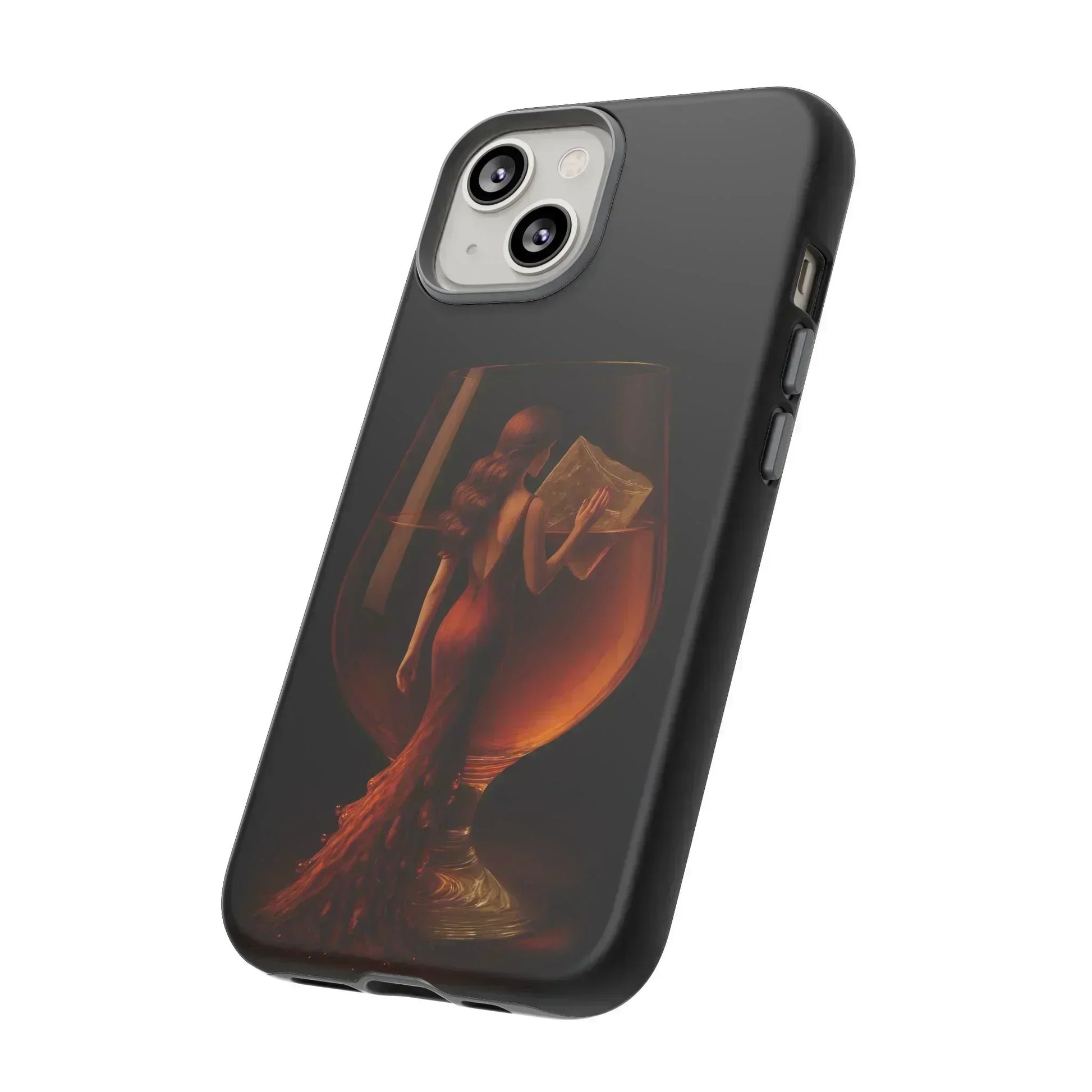 Elegant Midnight Lady Phone Case for iPhone 8-16 and Google Pixel up to 9 Models - KarArmDesign
