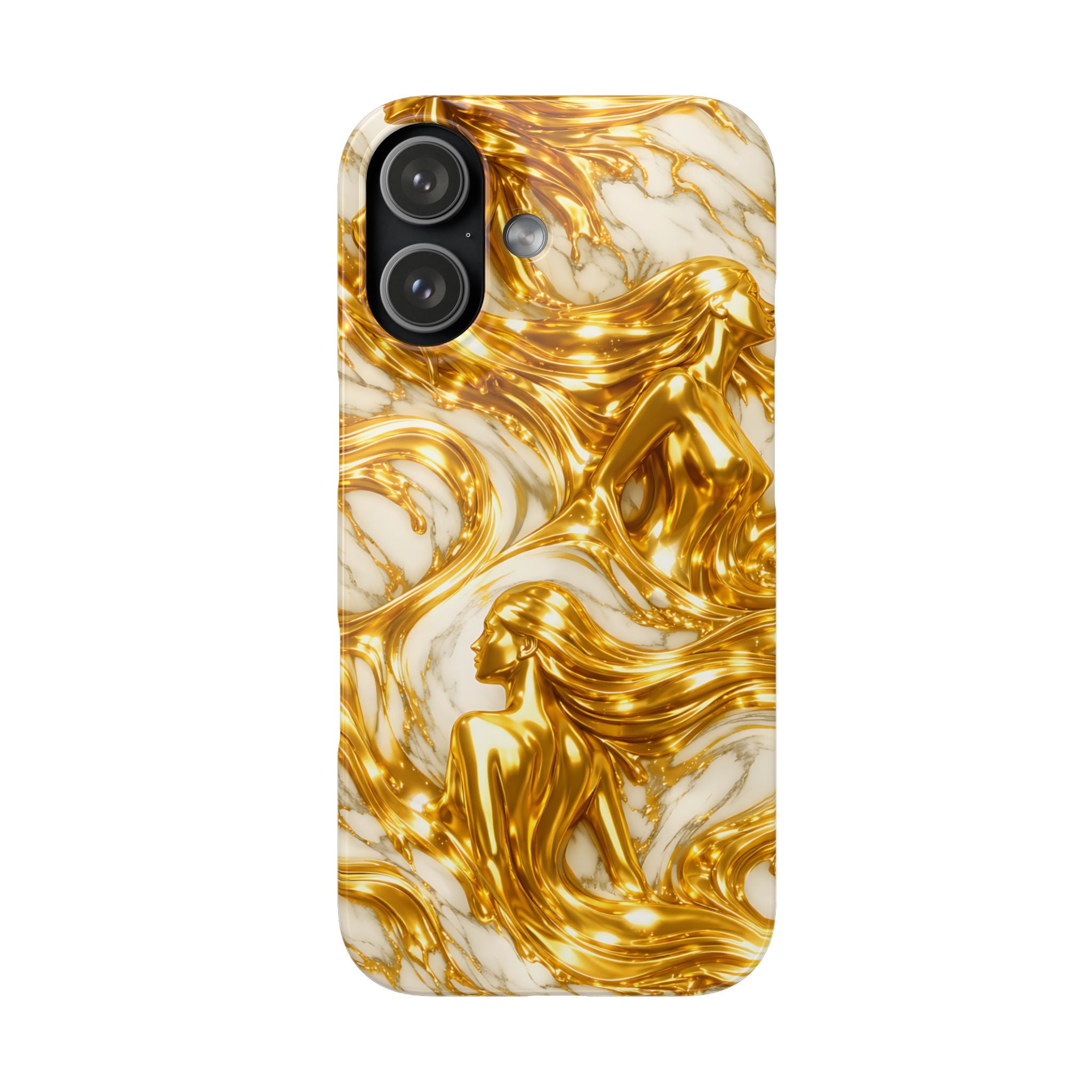Divine Gold Woman Snap Phone Case for iPhone & Galaxy