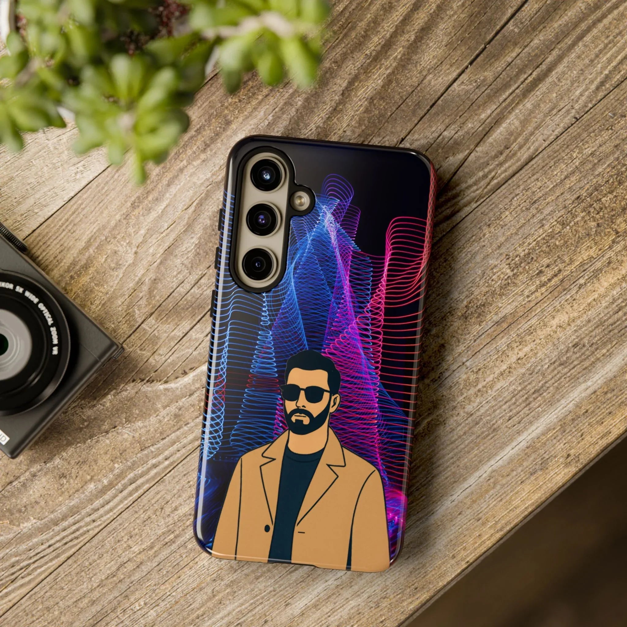 Bearded Style Phone Case for iPhone 11-17 and Galaxy S20-S25 - KARARMDESIGN