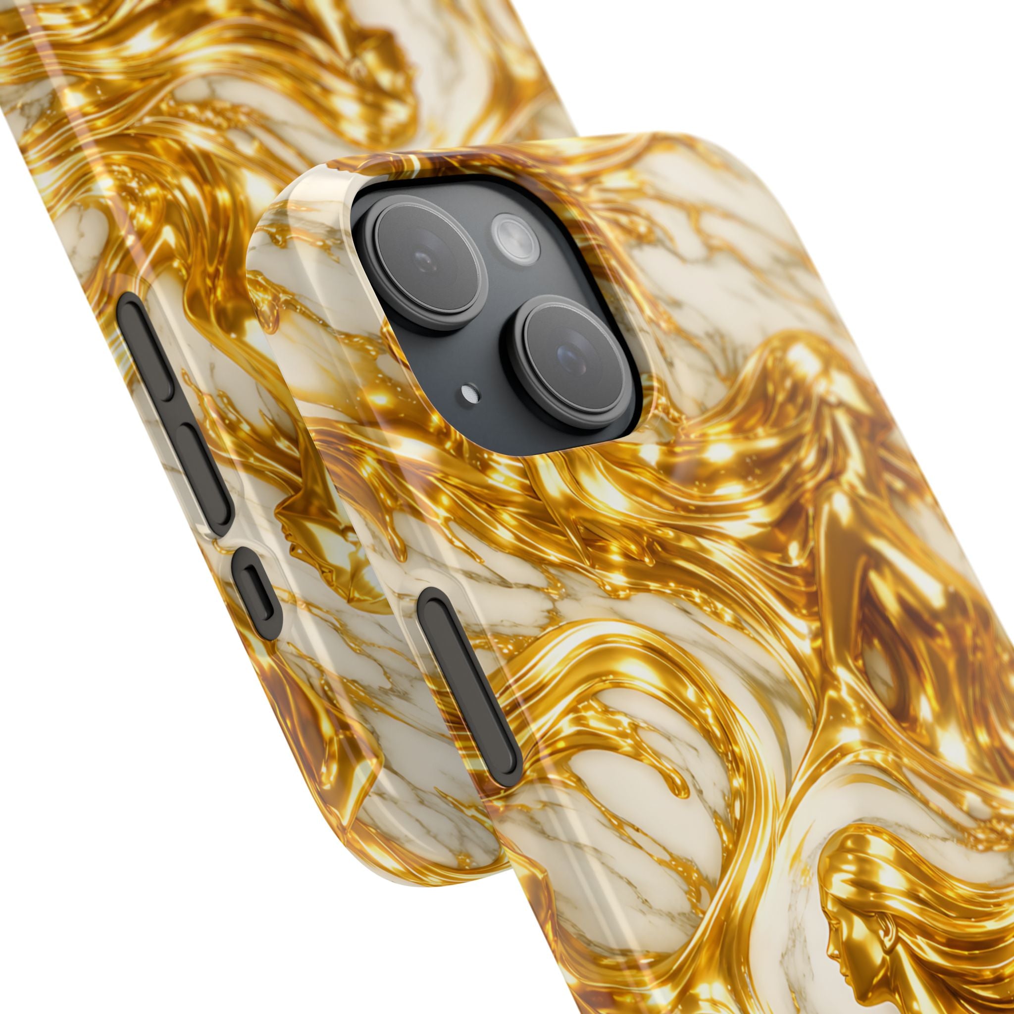 Divine Gold Woman Snap Phone Case for iPhone & Galaxy