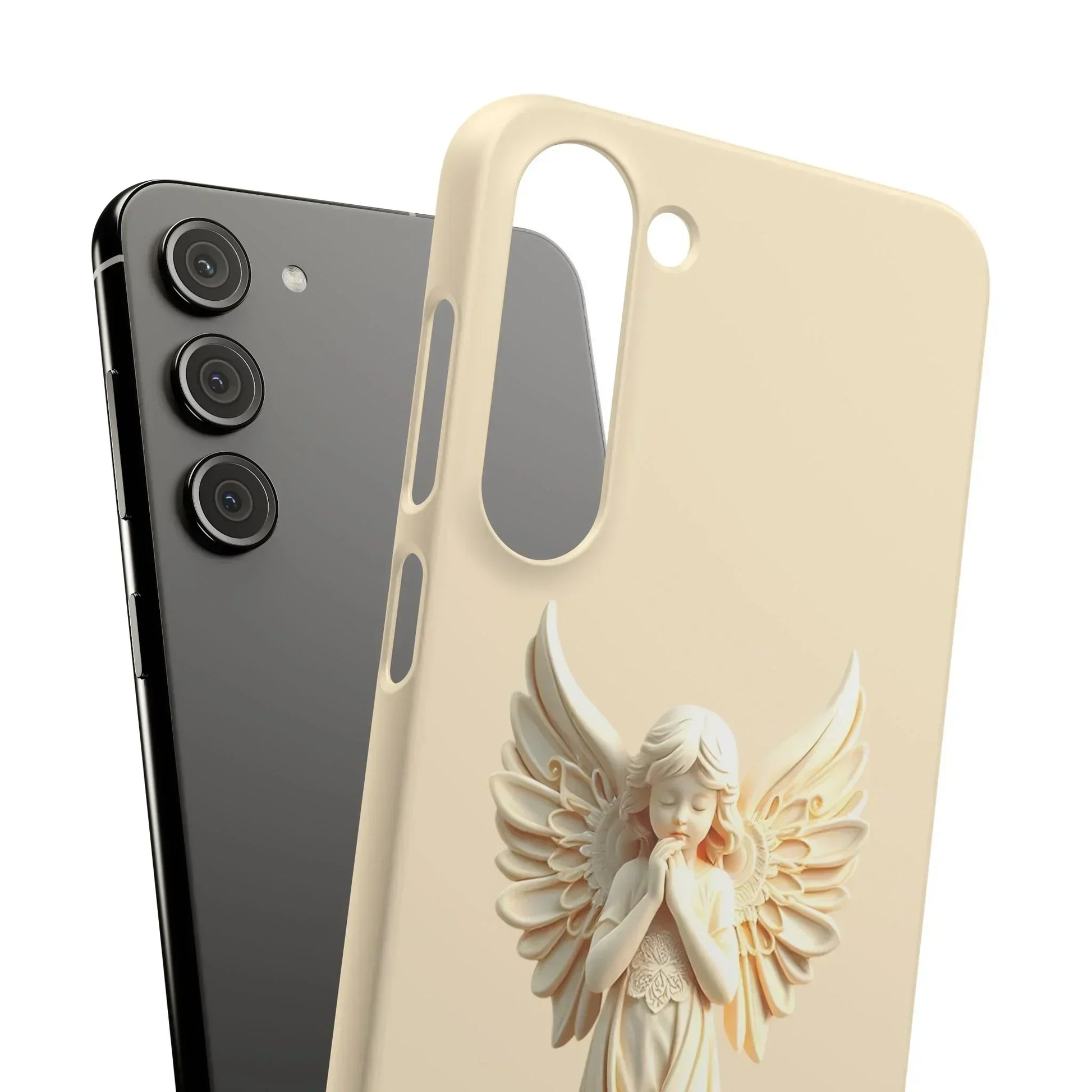 Heavenly Angel Phone Case for iPhone 7-16 and Samsung Galaxy S10-S24 Models - KarArmDesign