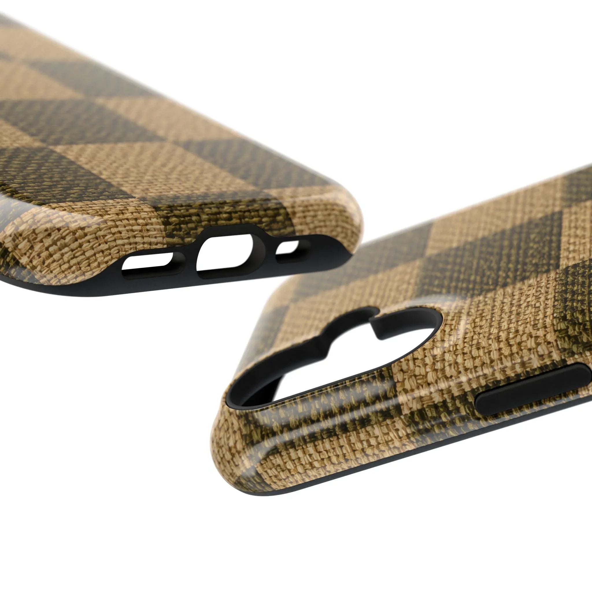 Rustic Woven Phone Case for iPhone 11-17 and Galaxy S21-S22 - KARARMDESIGN