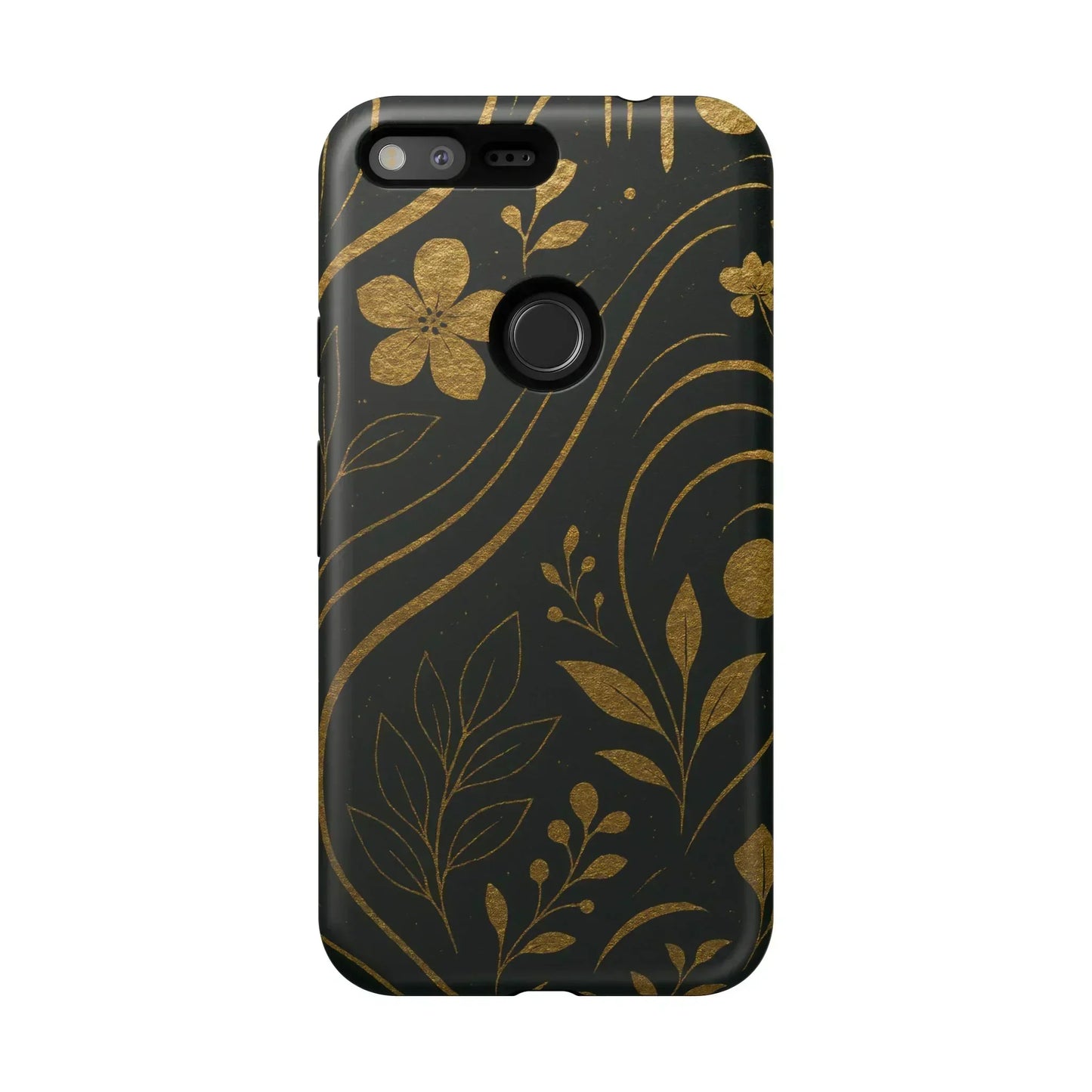 Foil Frenzy Abstract Gold Pattern Phone Case for Samsung Galaxy and Google Pixel - KarArmDesign