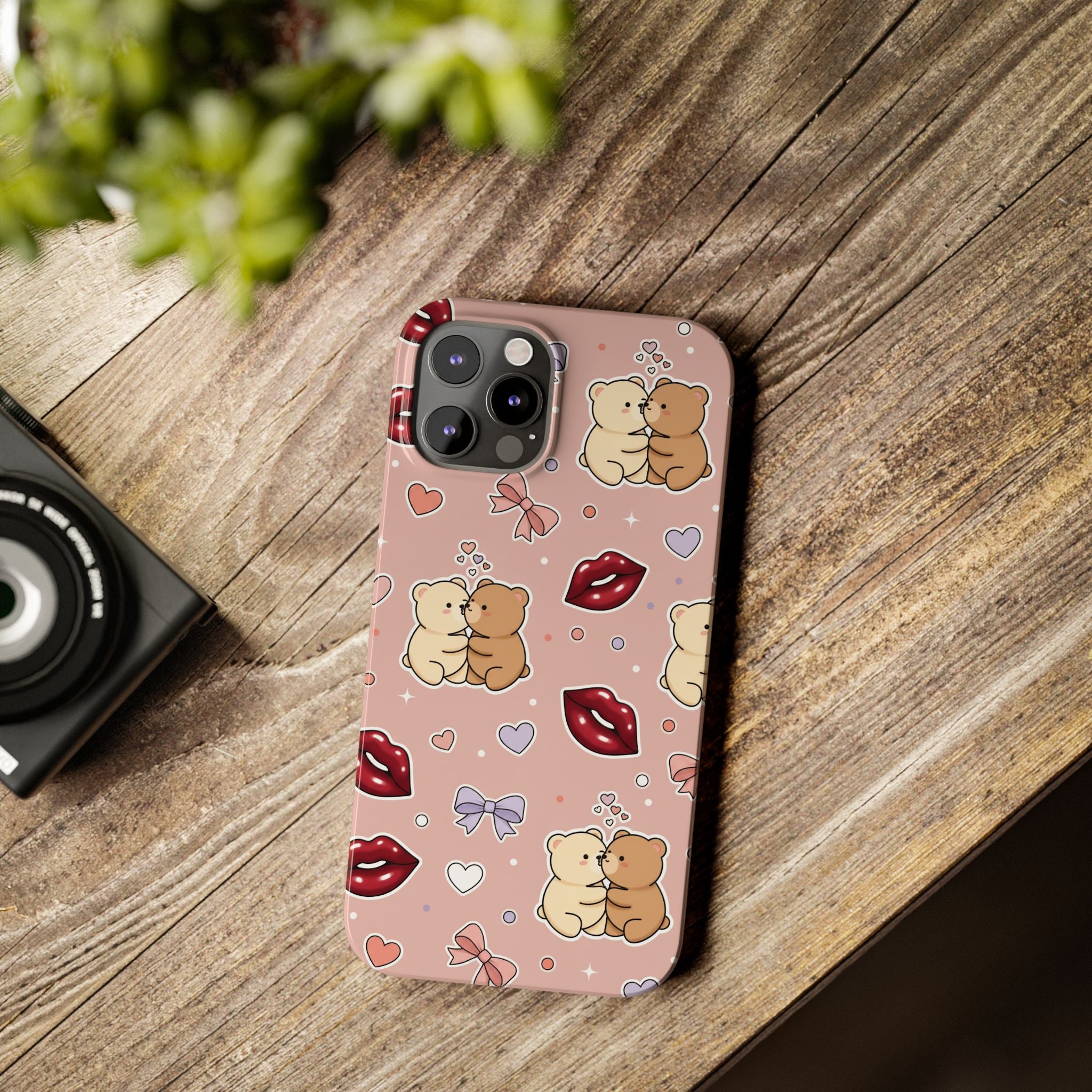 Bear Hug Bliss Phone Case for iPhone 11–17