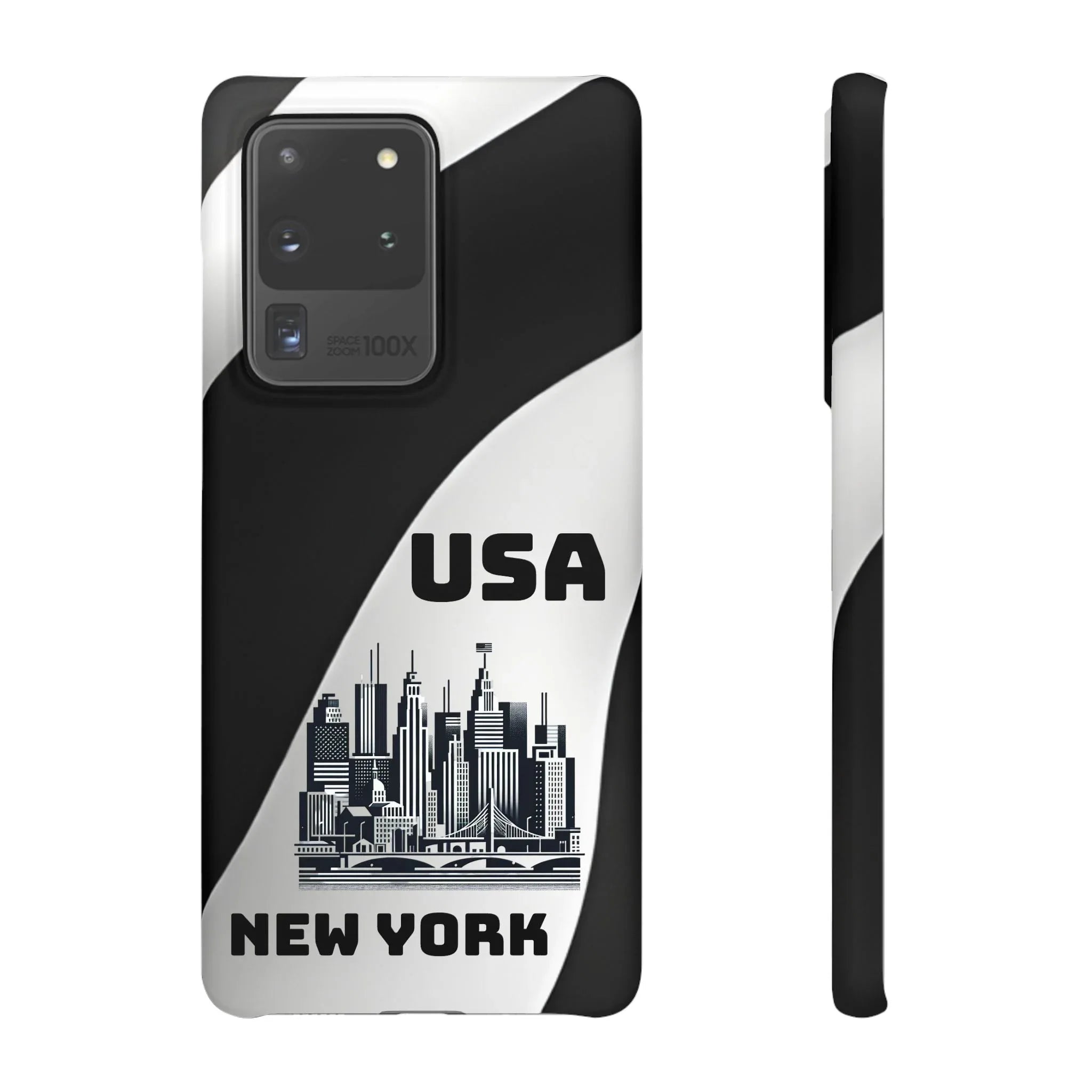 Monochrome New York City Phone Case for iPhone, Galaxy & Pixel - KARARMDESIGN