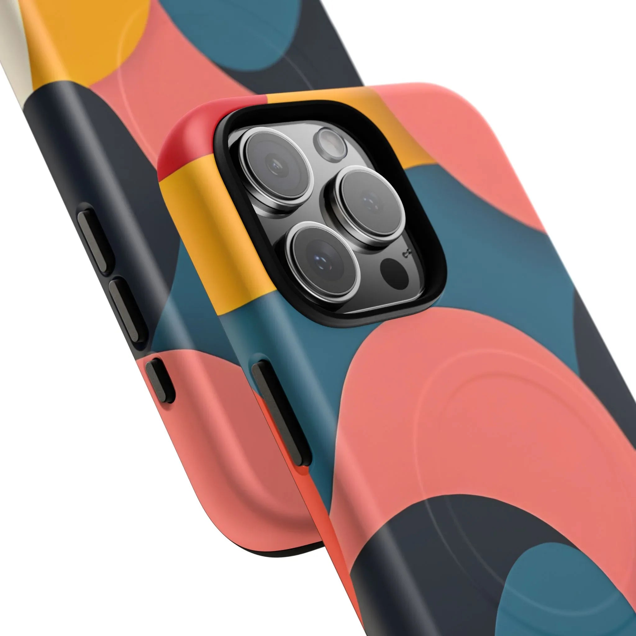 Colorful Abstract Art Phone Case for iPhone 13-17 - KARARMDESIGN