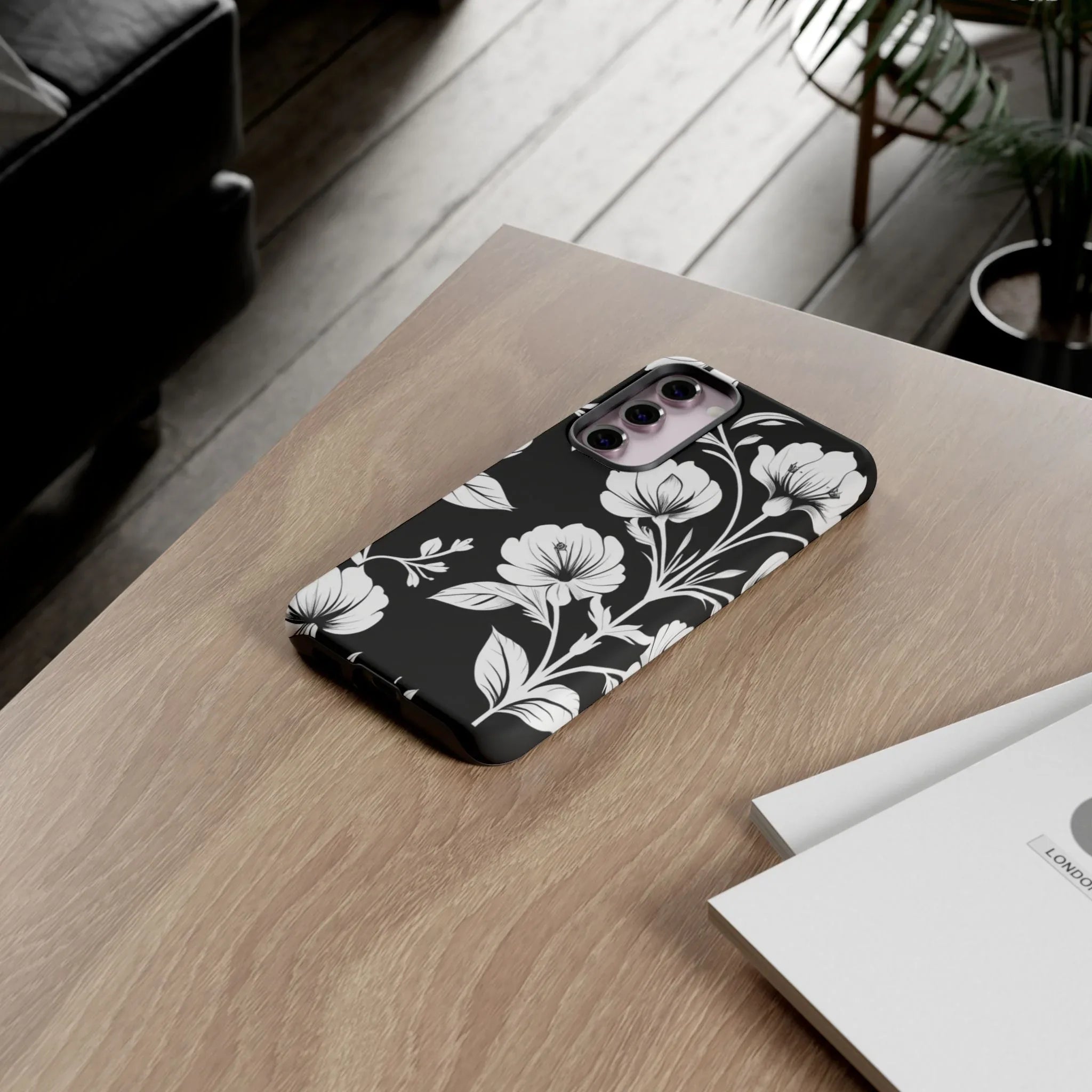 Elegant Floral Phone Case for Galaxy S20-S25 - KARARMDESIGN