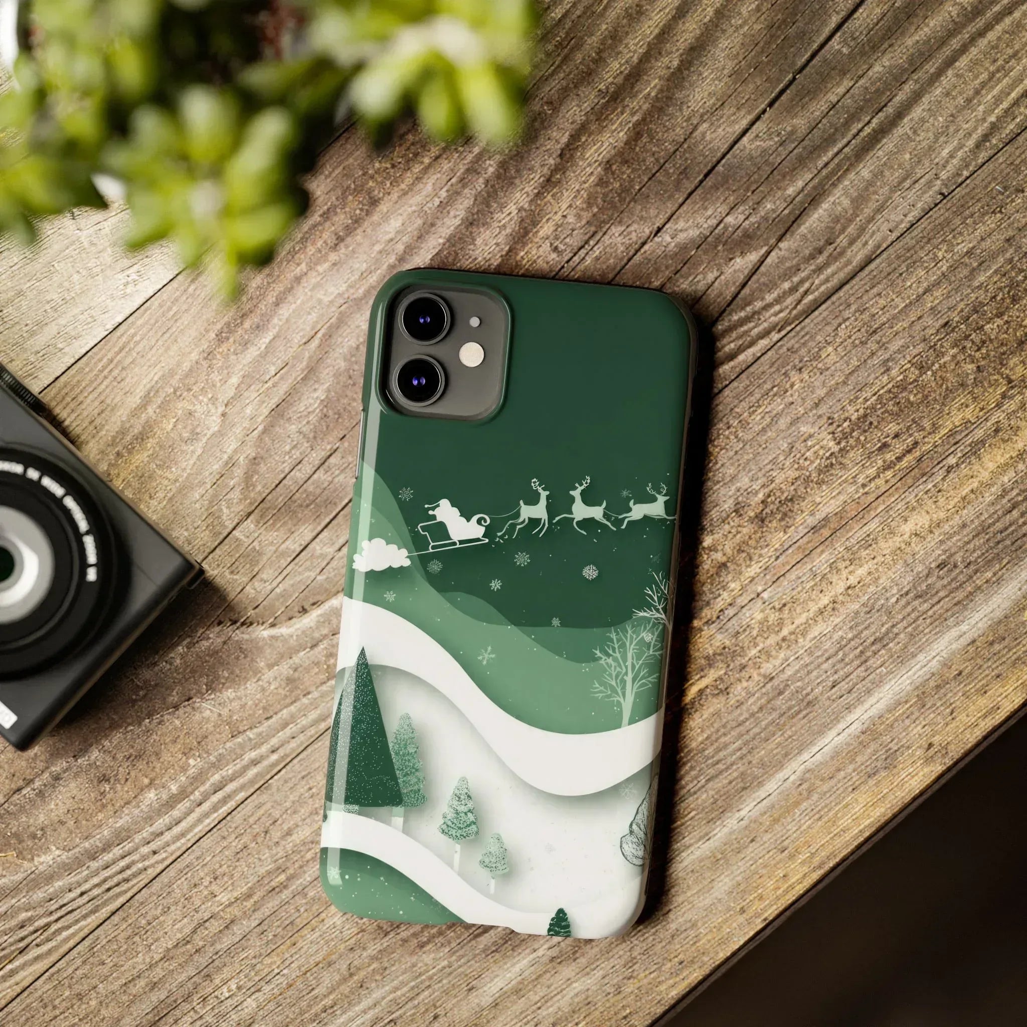 Evergreen Forest Phone Case for iPhone 11–17 - KARARMDESIGN