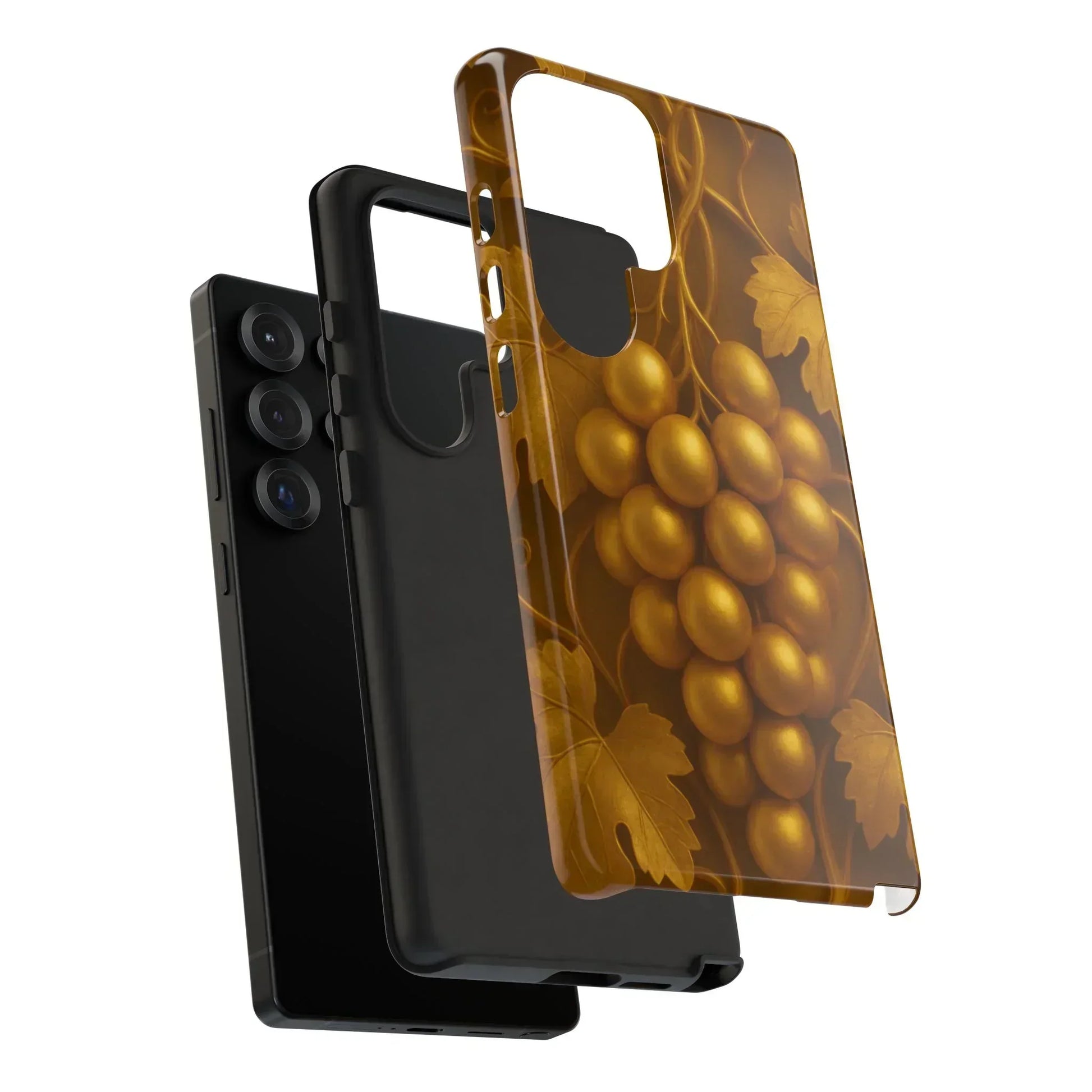 Golden Grapes Phone Case for Samsung Galaxy S10-S25 Models - KarArmDesign