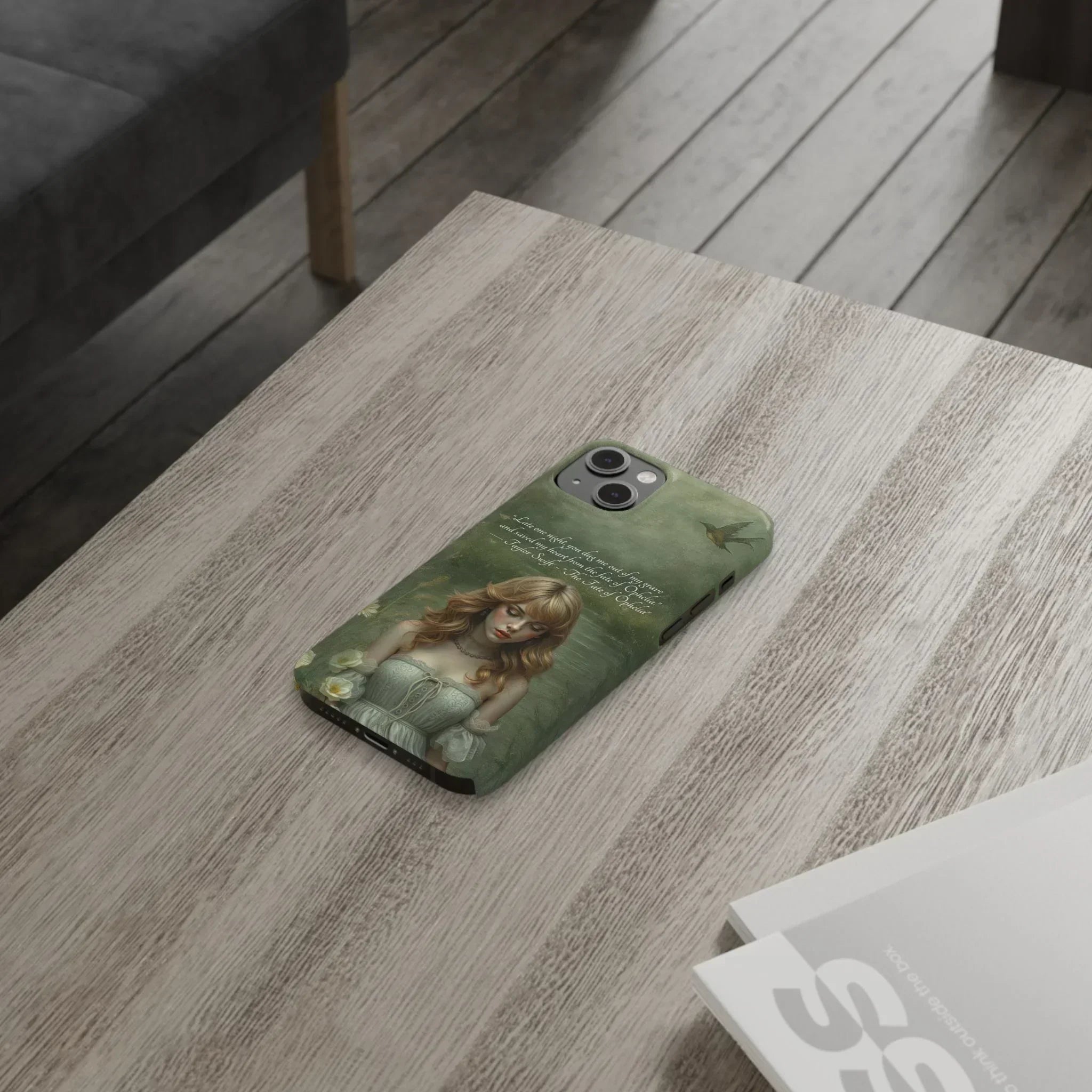 "Melancholic Ophelia" Phone Case for iPhone 11-17 Models - KARARMDESIGN