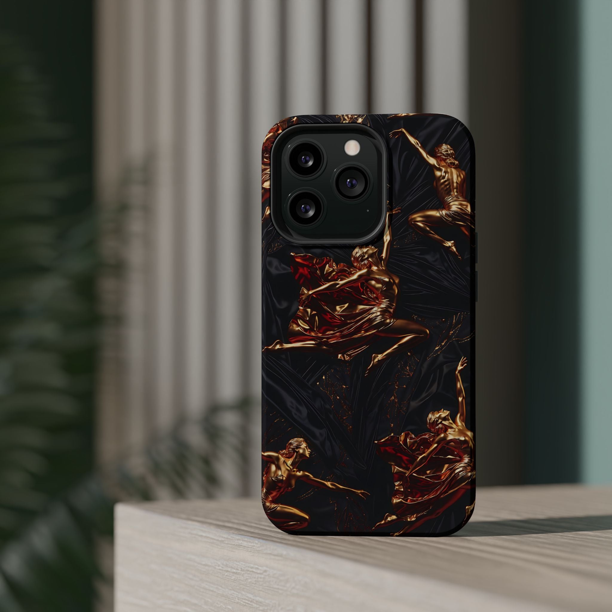 Gold Sculpture Phone Case for iPhone 13-17 & Samsung Galaxy S26