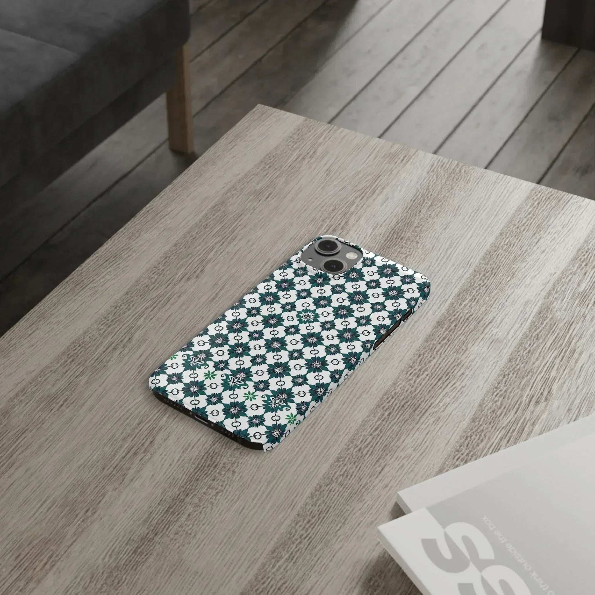 Elegant Geometric Pattern Phone Case for iPhone 11-17 - KARARMDESIGN
