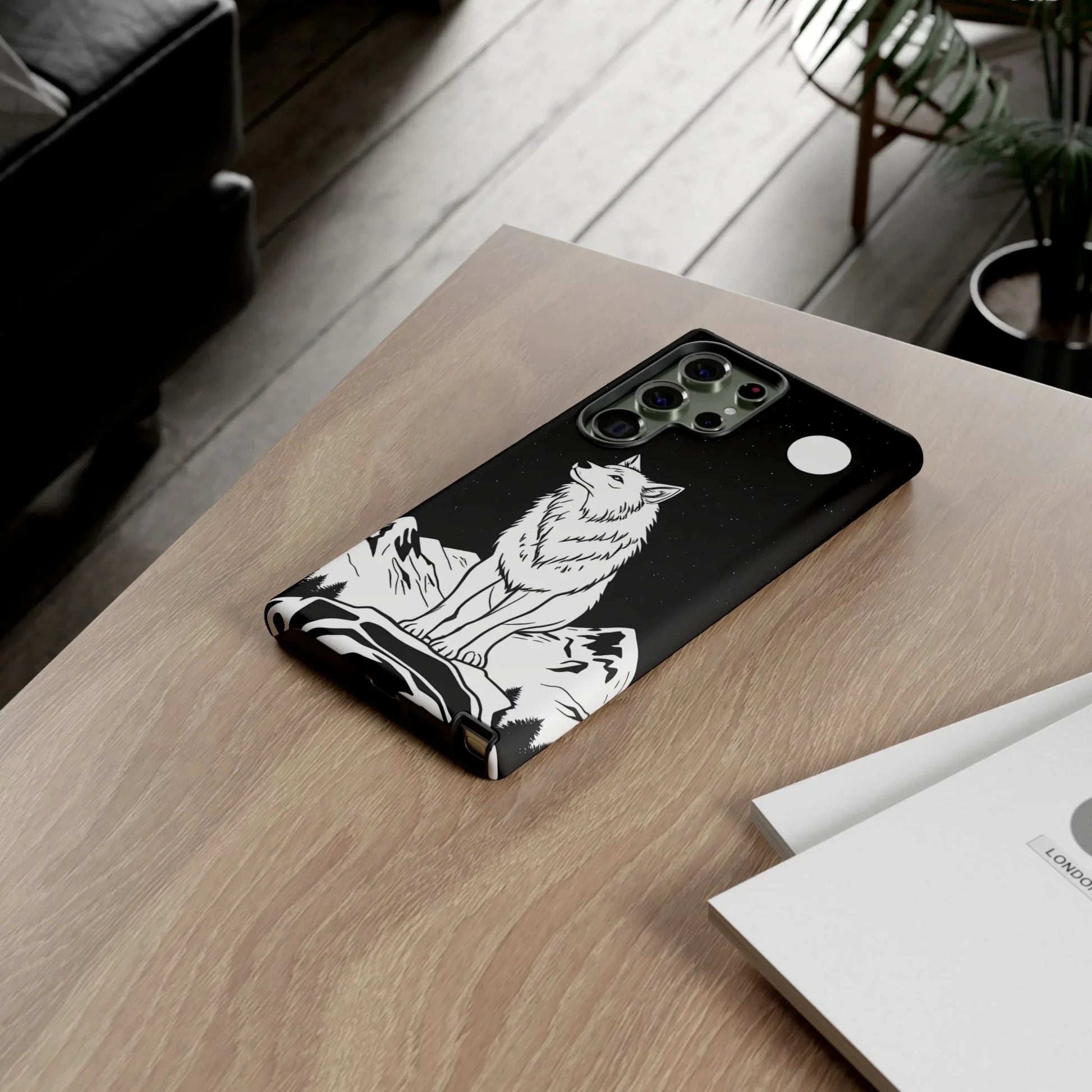 Majestic Wolf Phone Case for iPhone and Galaxy - KARARMDESIGN