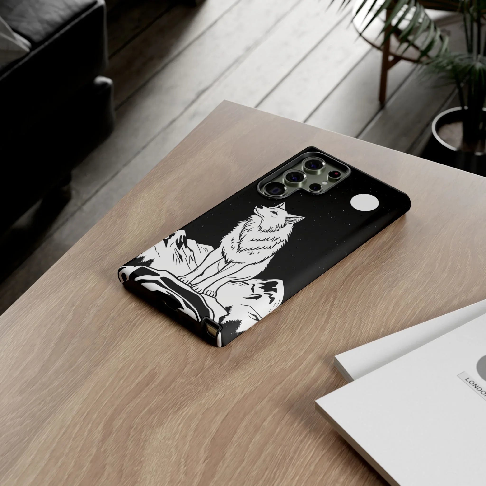 Majestic Wolf Phone Case for iPhone and Galaxy - KARARMDESIGN