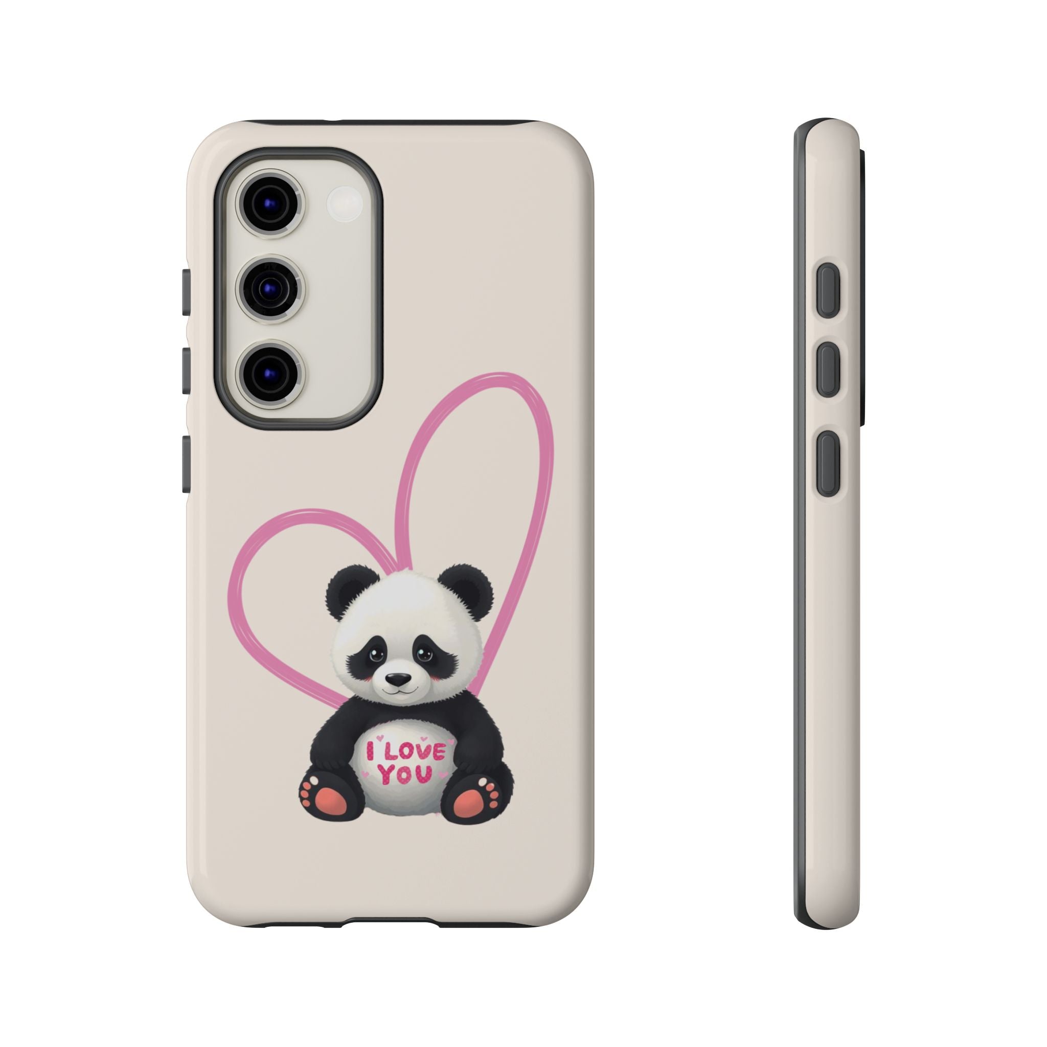 Adorable Panda Love Phone Case – Samsung Galaxy S20-S26