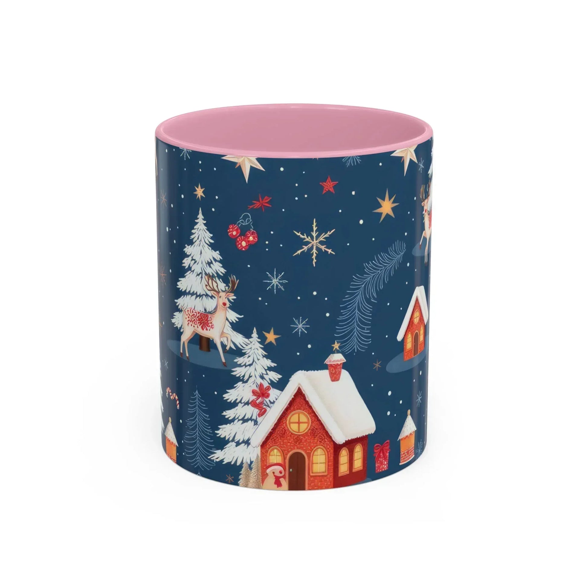 Dark Blue Christmas Mug - Colorful Mugs (11oz, 15oz) - KARARMDESIGN