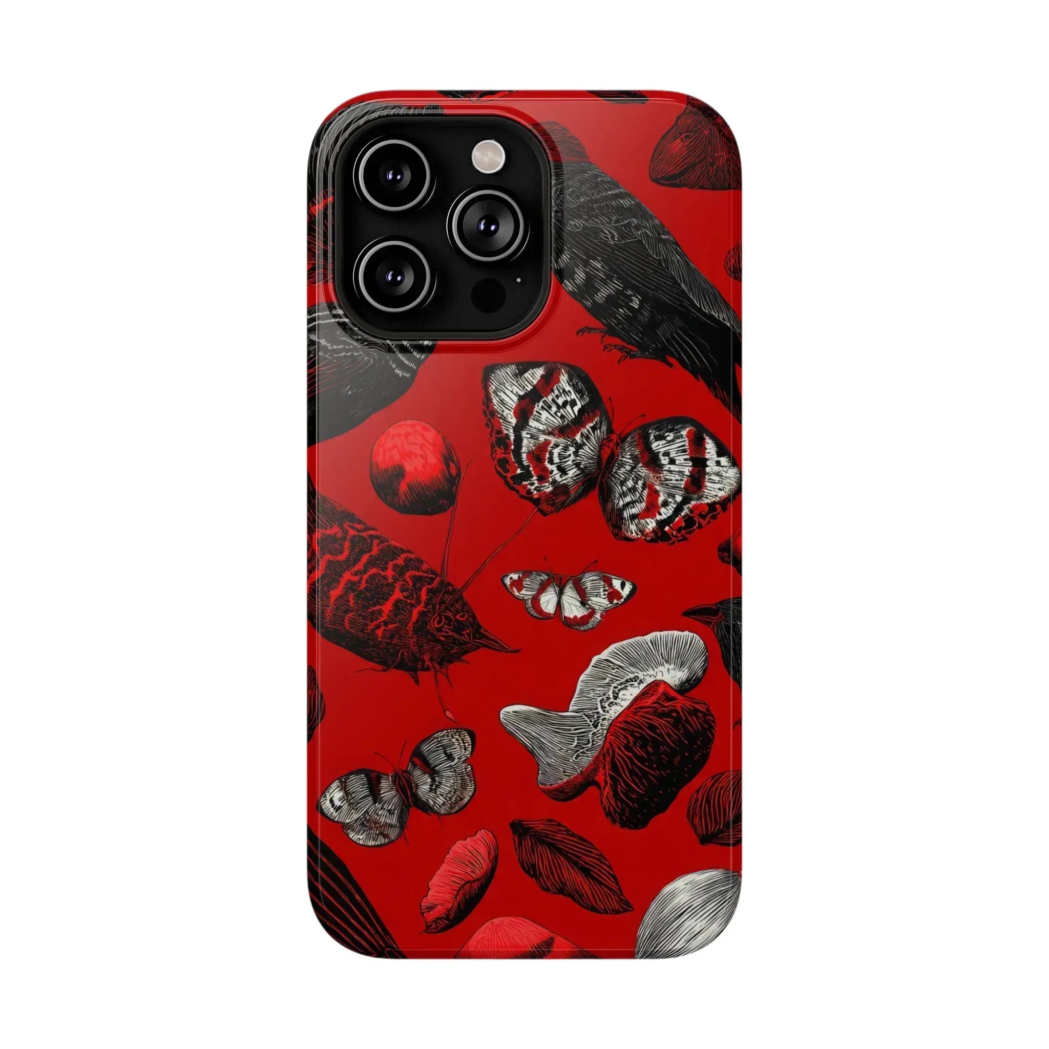 Crimson Wilderness Phone Case for iPhone 11-17 - KARARMDESIGN