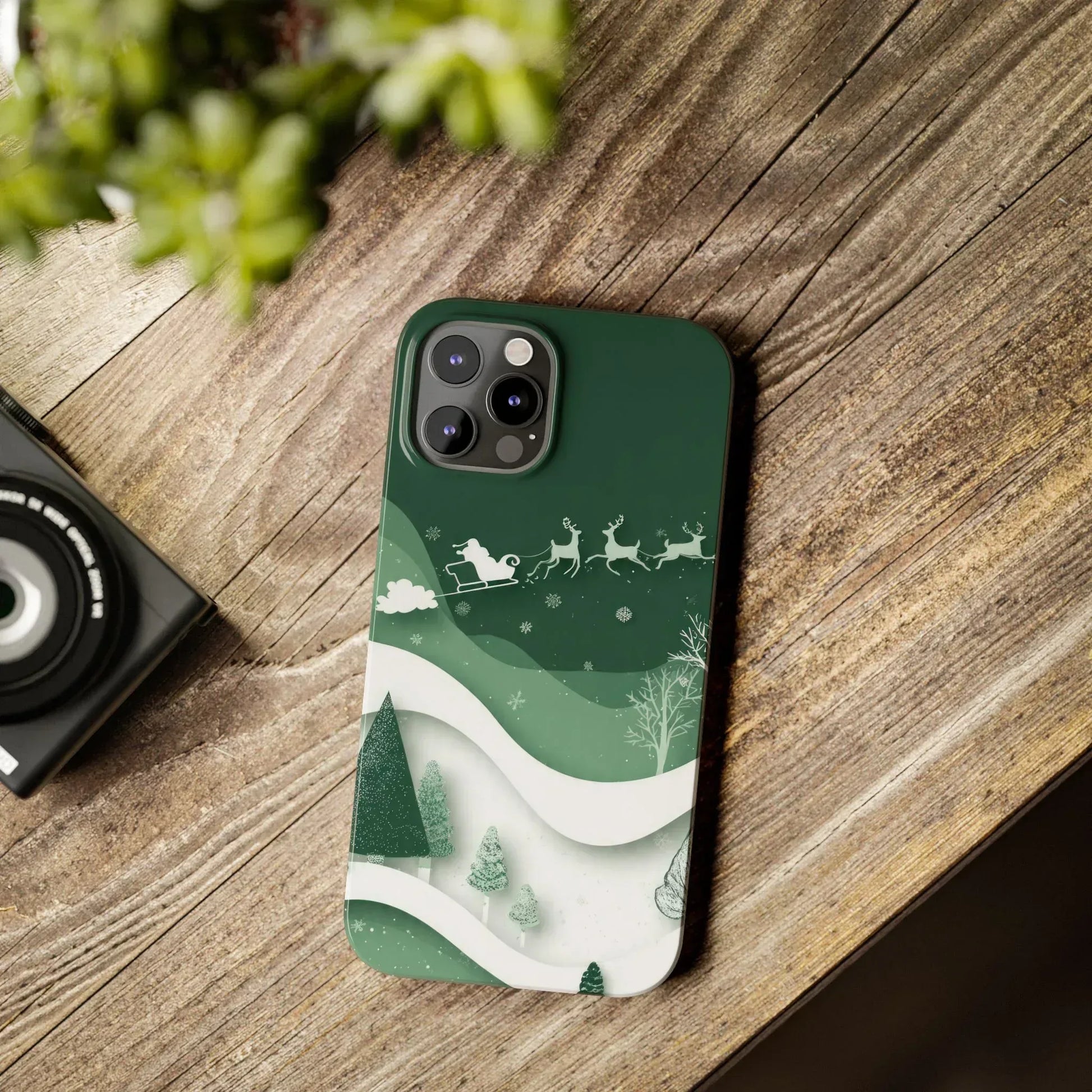 Evergreen Forest Phone Case for iPhone 11–17 - KARARMDESIGN