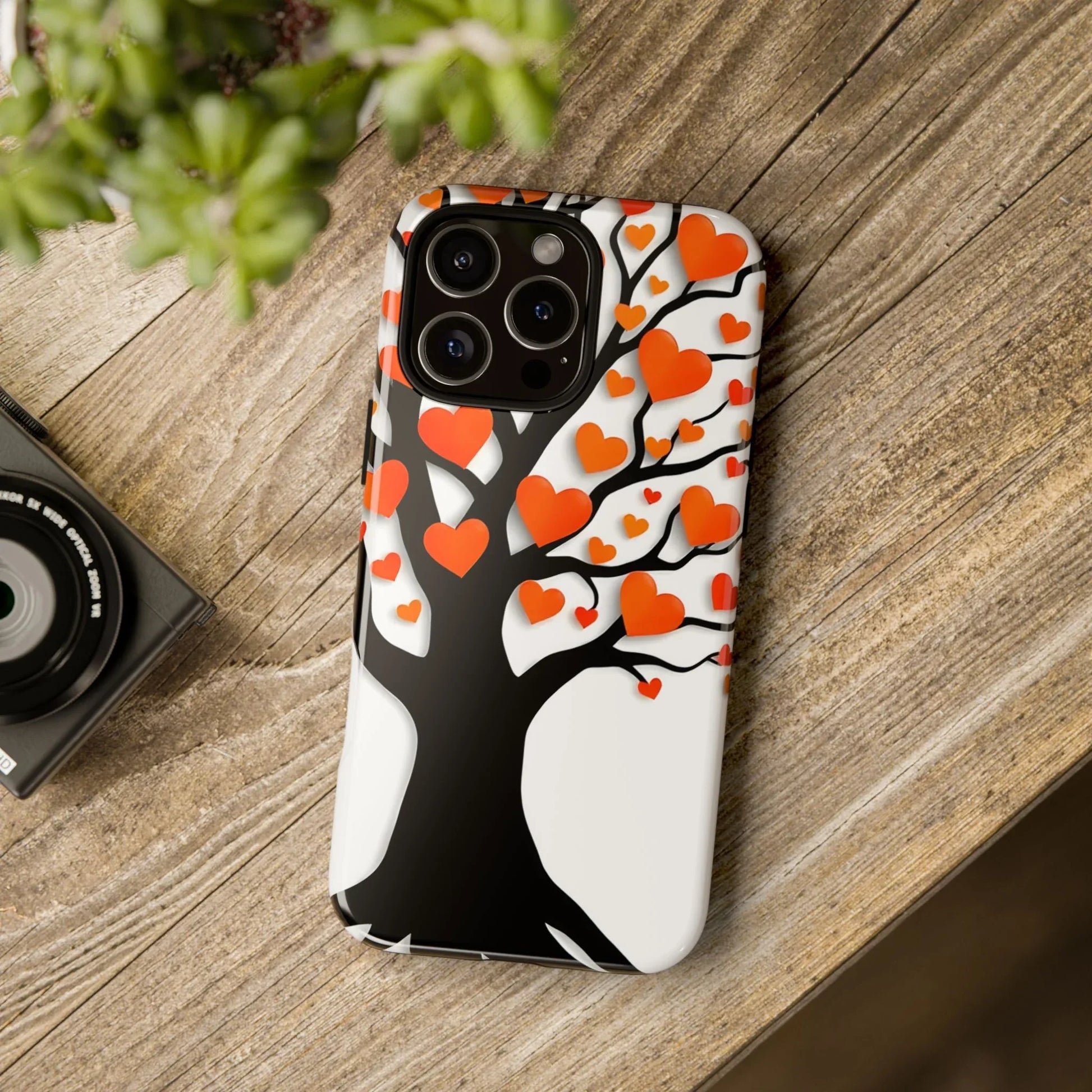 Heart Design Phone Case for iPhone 11–17 and Galaxy S20–S25 - KARARMDESIGN