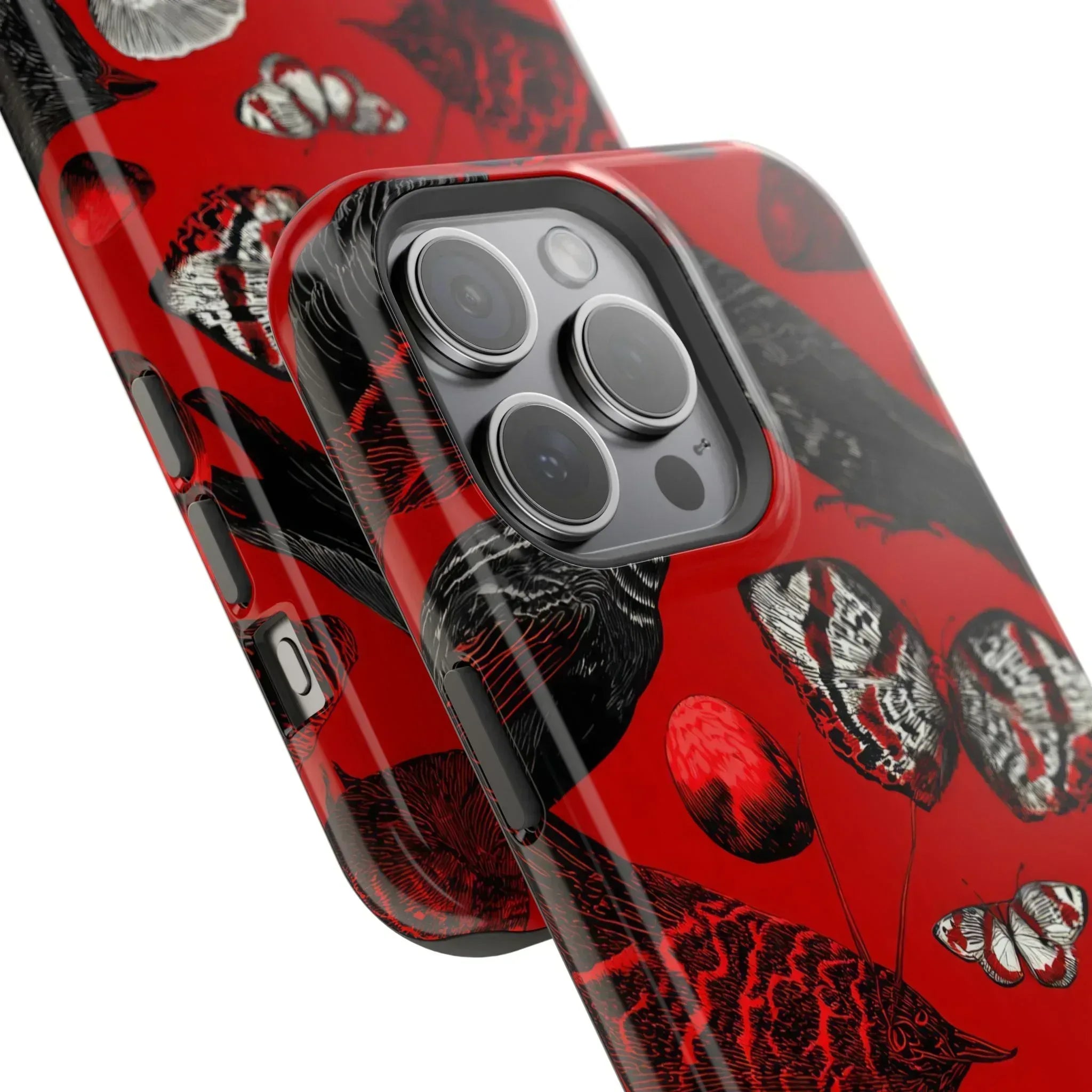 Crimson Wilderness Phone Case for iPhone 11-17 - KARARMDESIGN