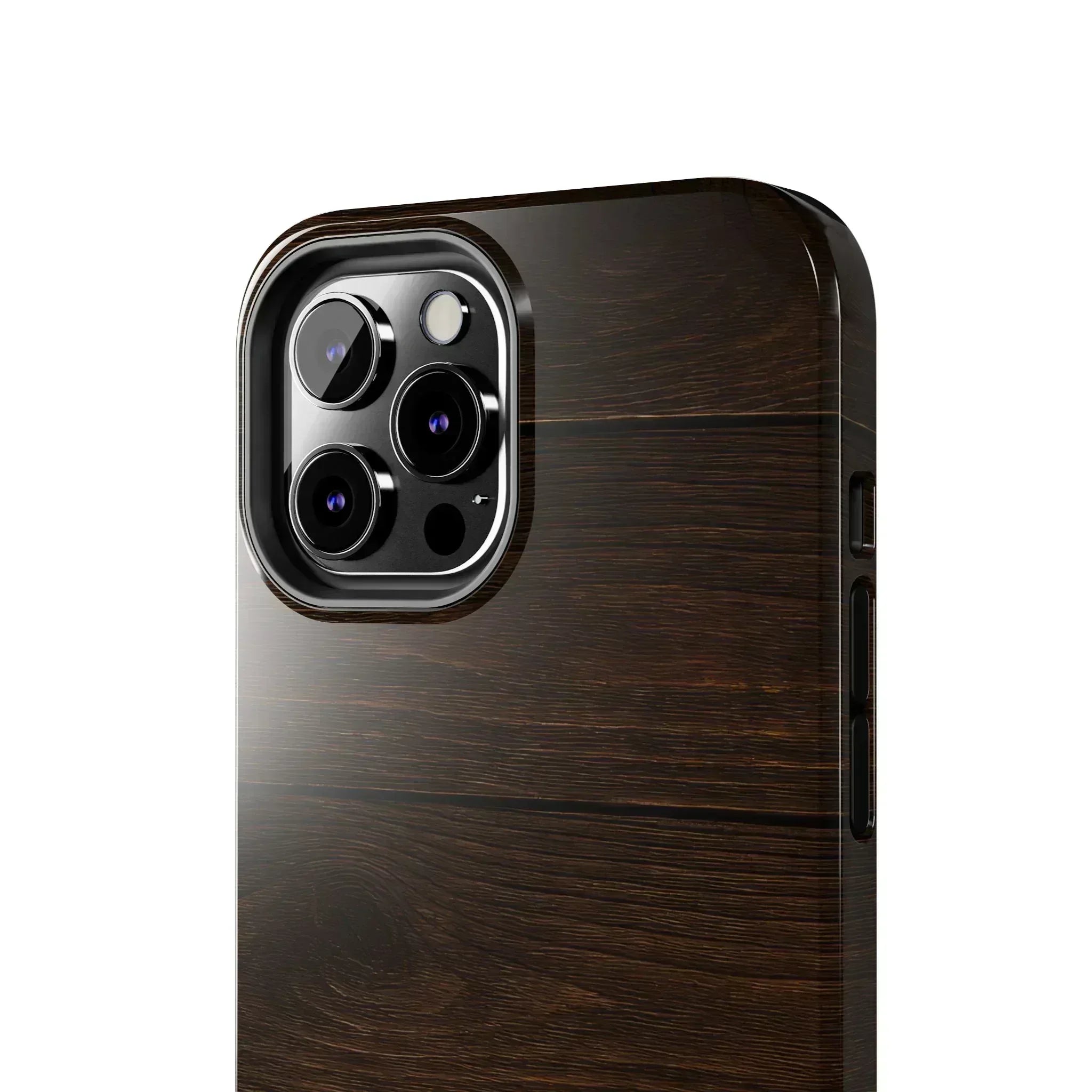 Dark Wood Grain Phone Case for iPhone and Galaxy - KARARMDESIGN