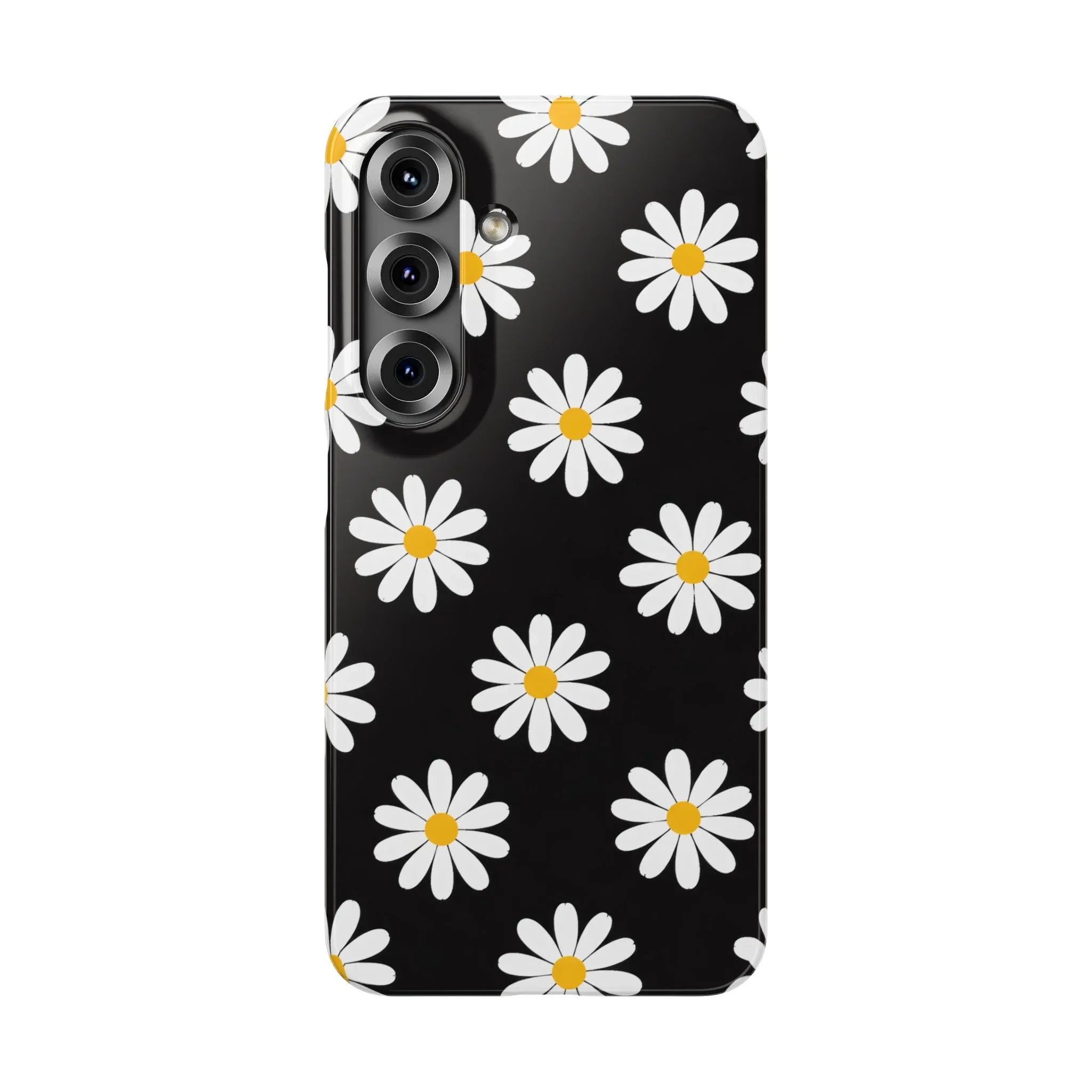 Daisy Charm Phone Case for iPhone 11-17 and Galaxy S20-S25 - KARARMDESIGN