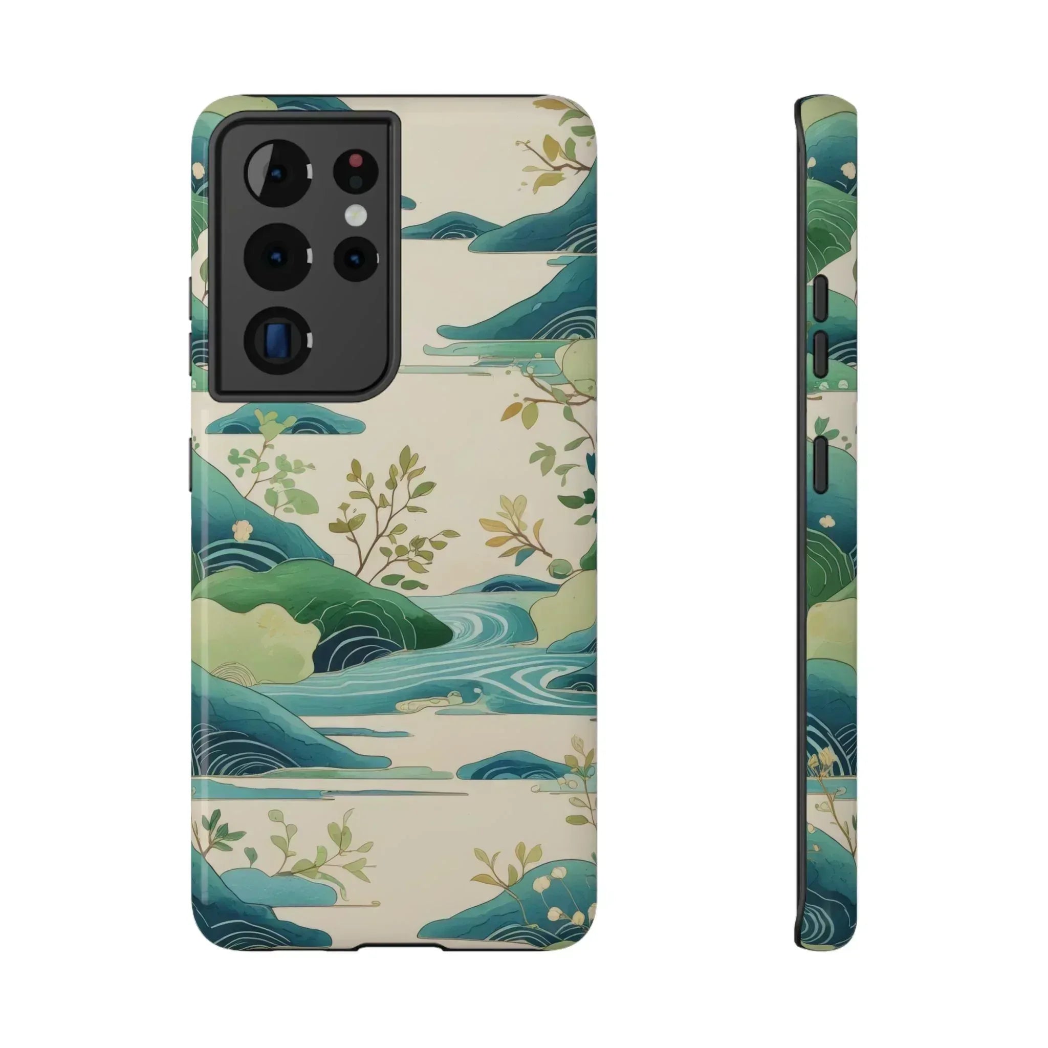 Nature Landscape Phone Case for iPhone 12-16 and Galaxy S21-S22 - KARARMDESIGN