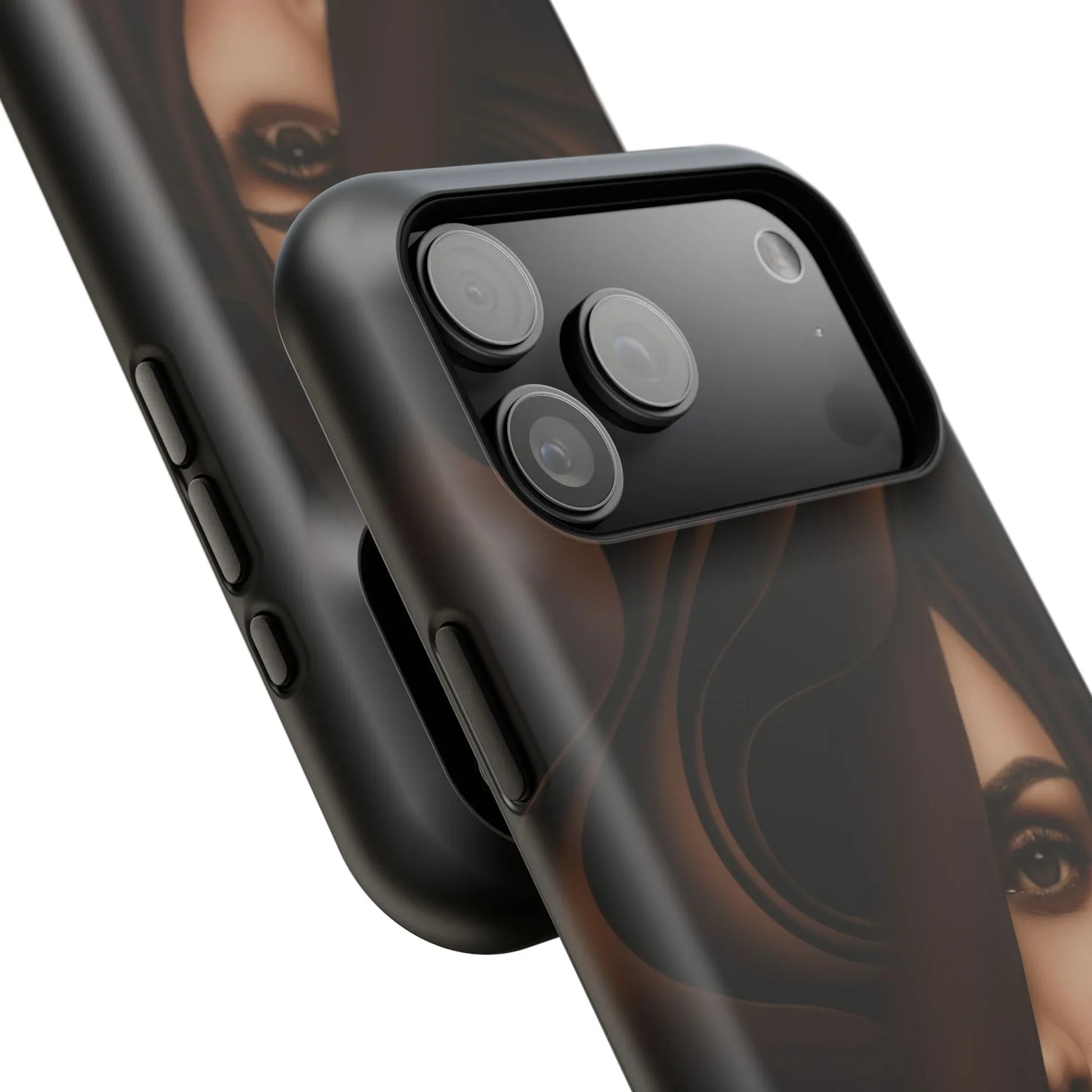 Mystery Woman Phone Case for iPhone 17, Air, Pro, Pro Max - KARARMDESIGN