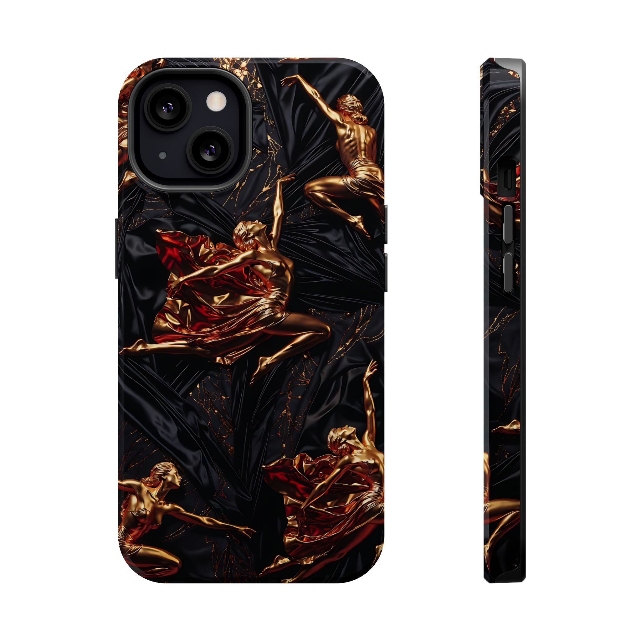 Gold Sculpture Phone Case for iPhone 13-17 & Samsung Galaxy S26