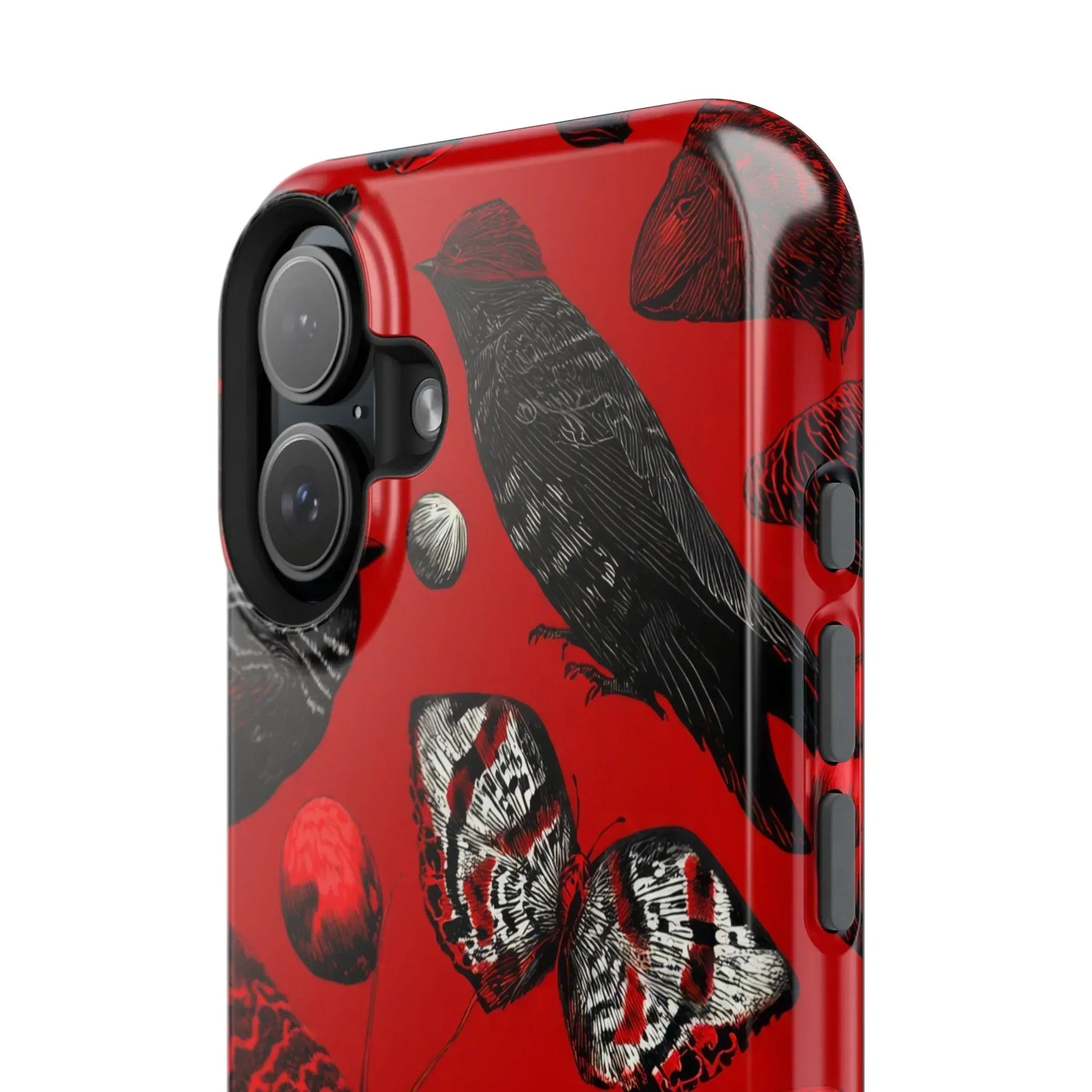 Crimson Wilderness Phone Case for iPhone 11-17 - KARARMDESIGN