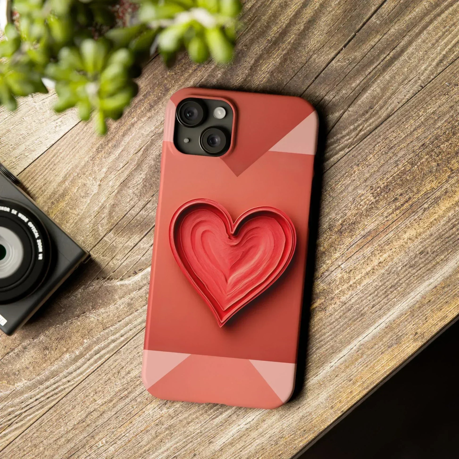 Heart Design Phone Case for iPhone 11-17 - KARARMDESIGN