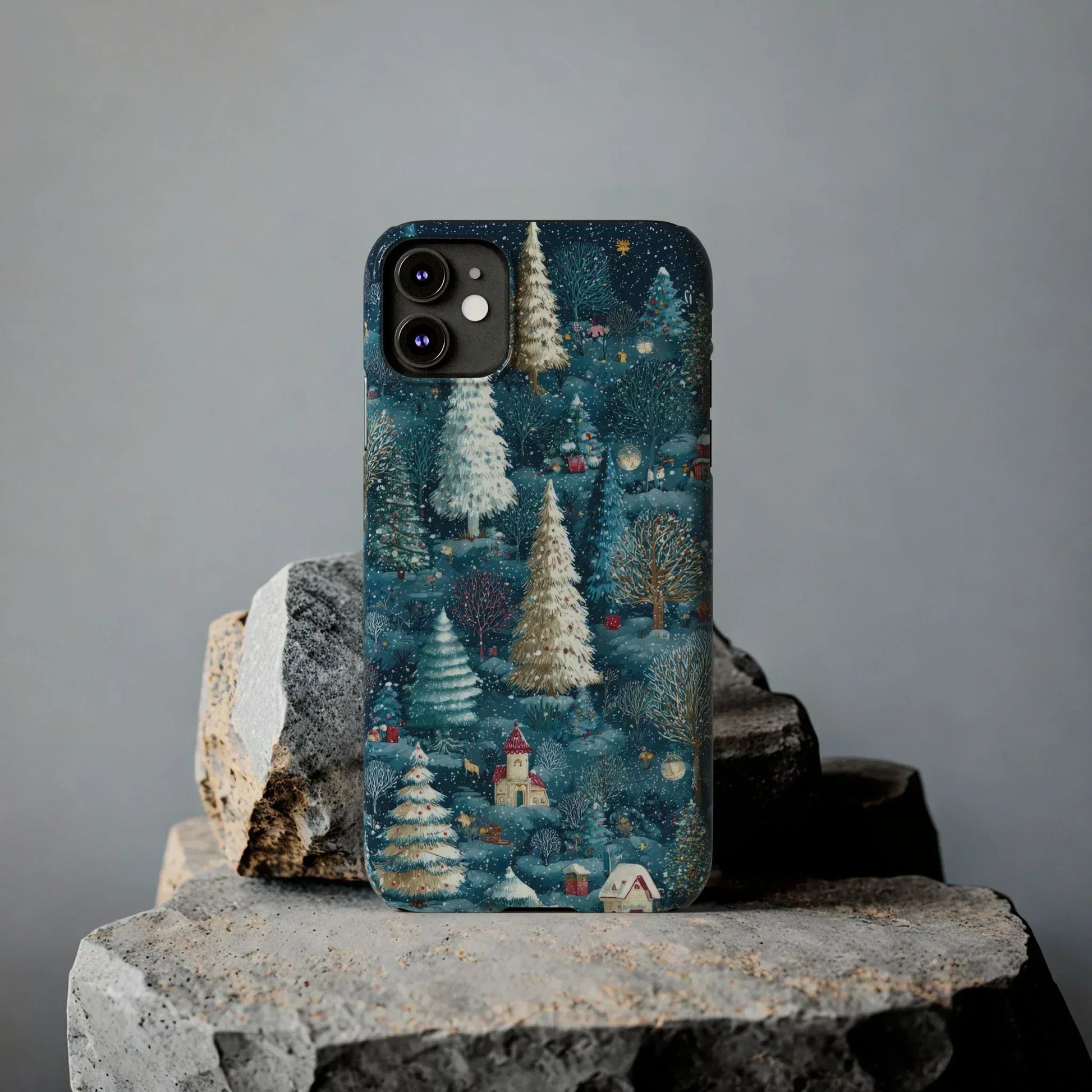 Frosty Forest Phone Case for iPhone 11-17 - KARARMDESIGN