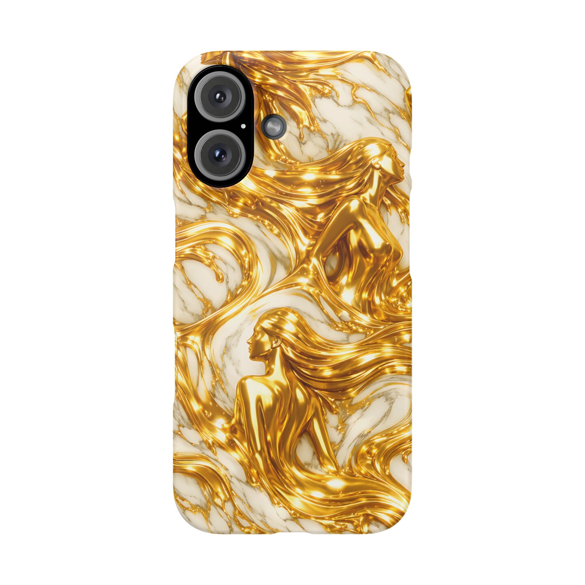 Divine Gold Woman Snap Phone Case for iPhone & Galaxy
