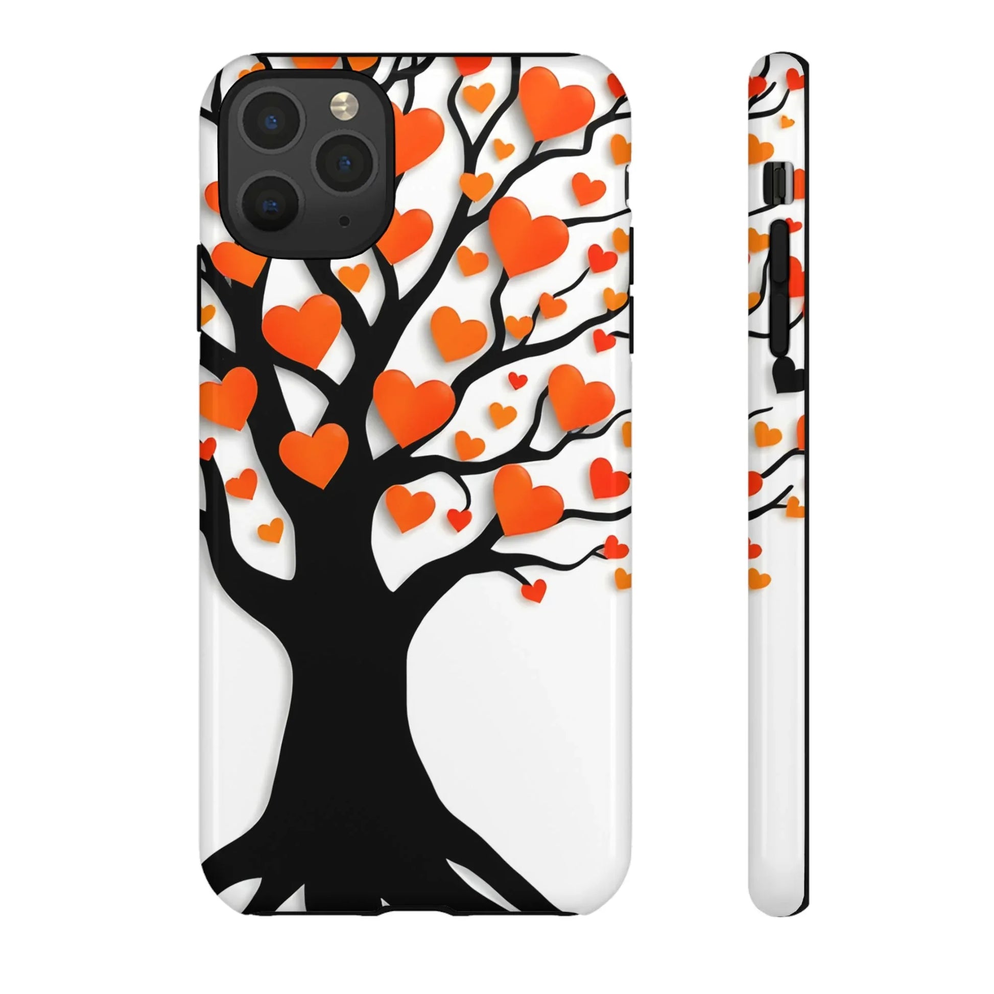 Heart Design Phone Case for iPhone 11–17 and Galaxy S20–S25 - KARARMDESIGN