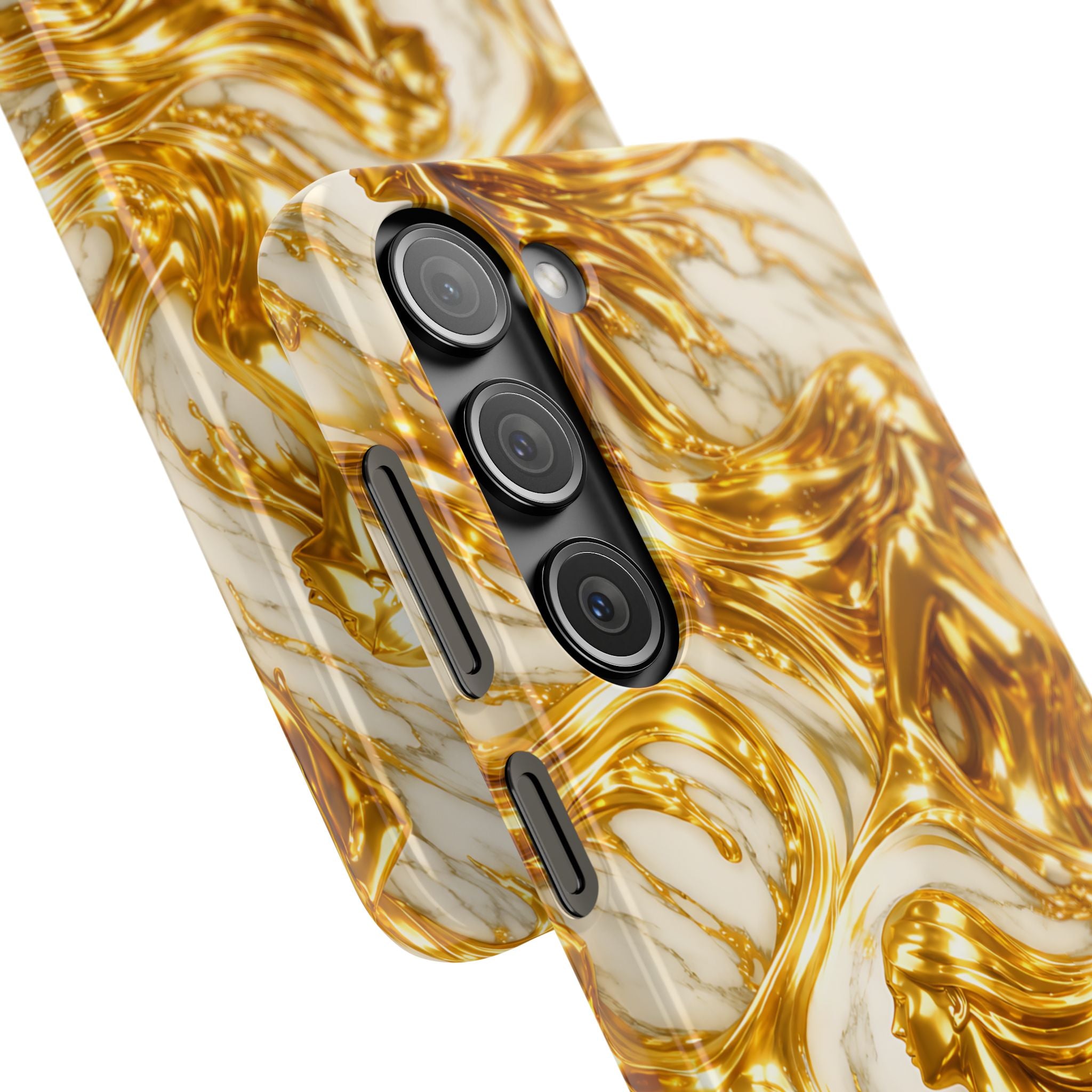 Divine Gold Woman Snap Phone Case for iPhone & Galaxy