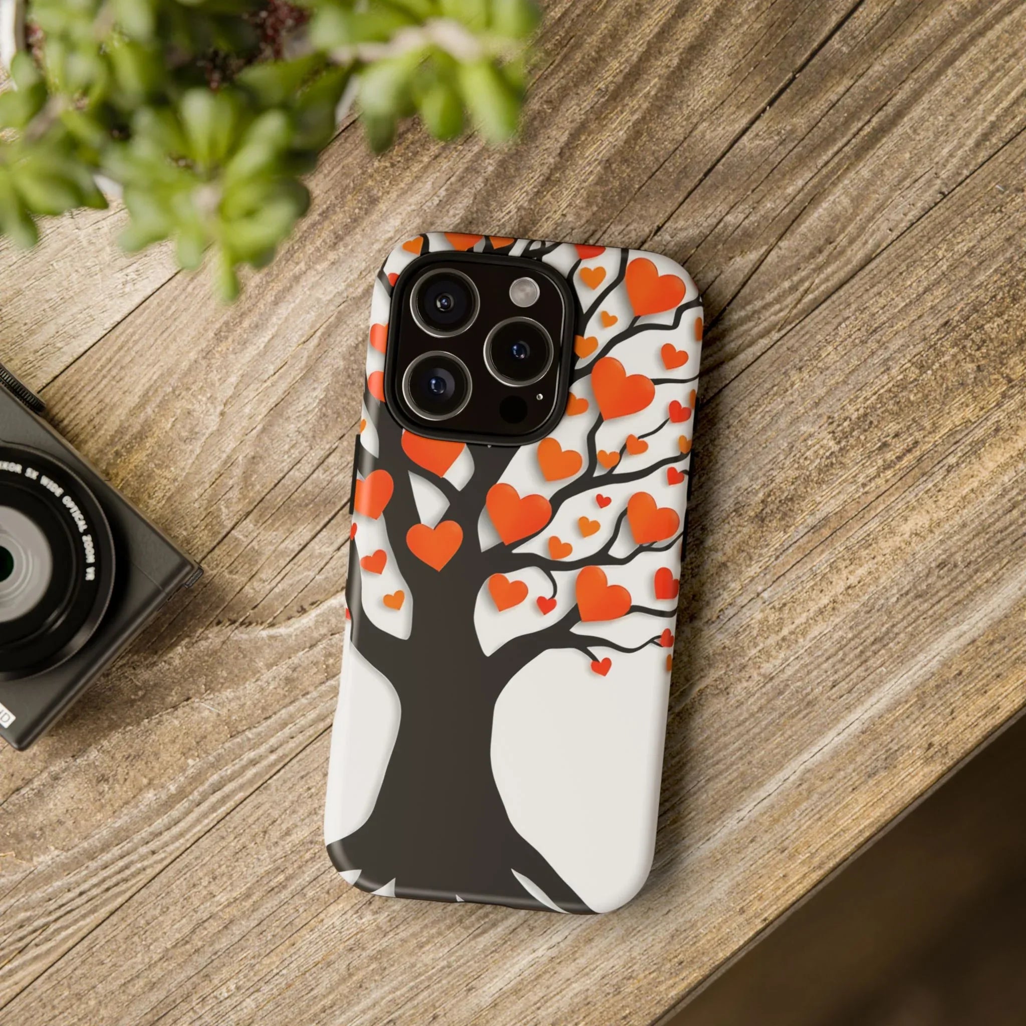 Heart Design Phone Case for iPhone 11–17 and Galaxy S20–S25 - KARARMDESIGN