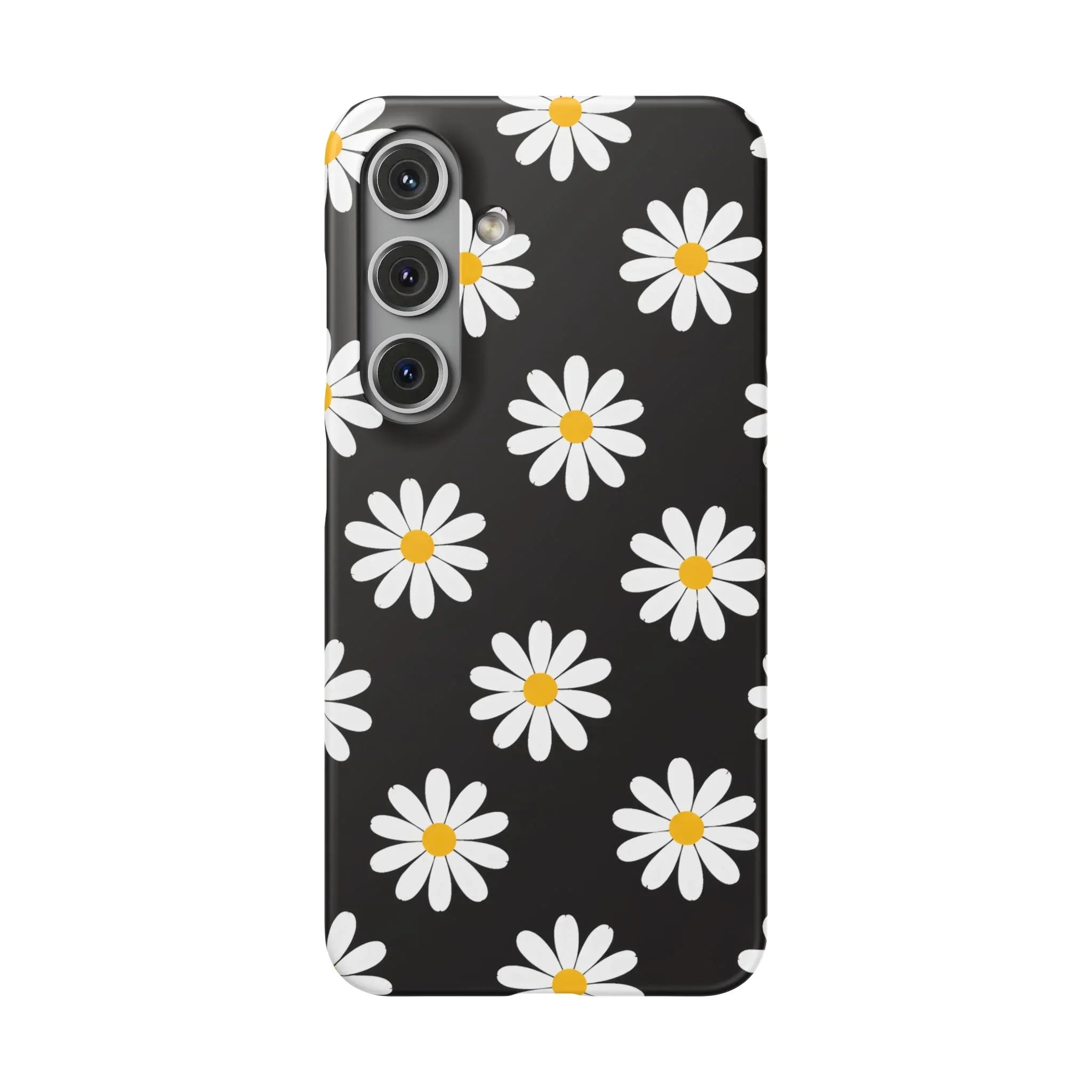 Daisy Charm Phone Case for iPhone 11-17 and Galaxy S20-S25 - KARARMDESIGN