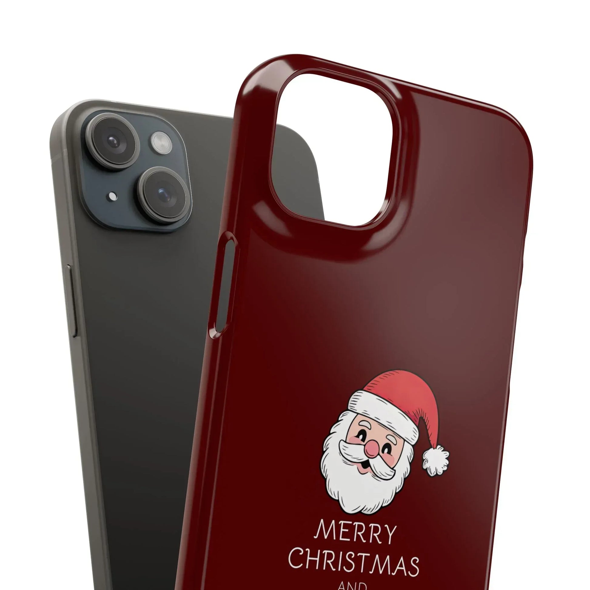 Crimson Claus Phone Case for iPhone 8-17 and Galaxy S20-S25 - KARARMDESIGN