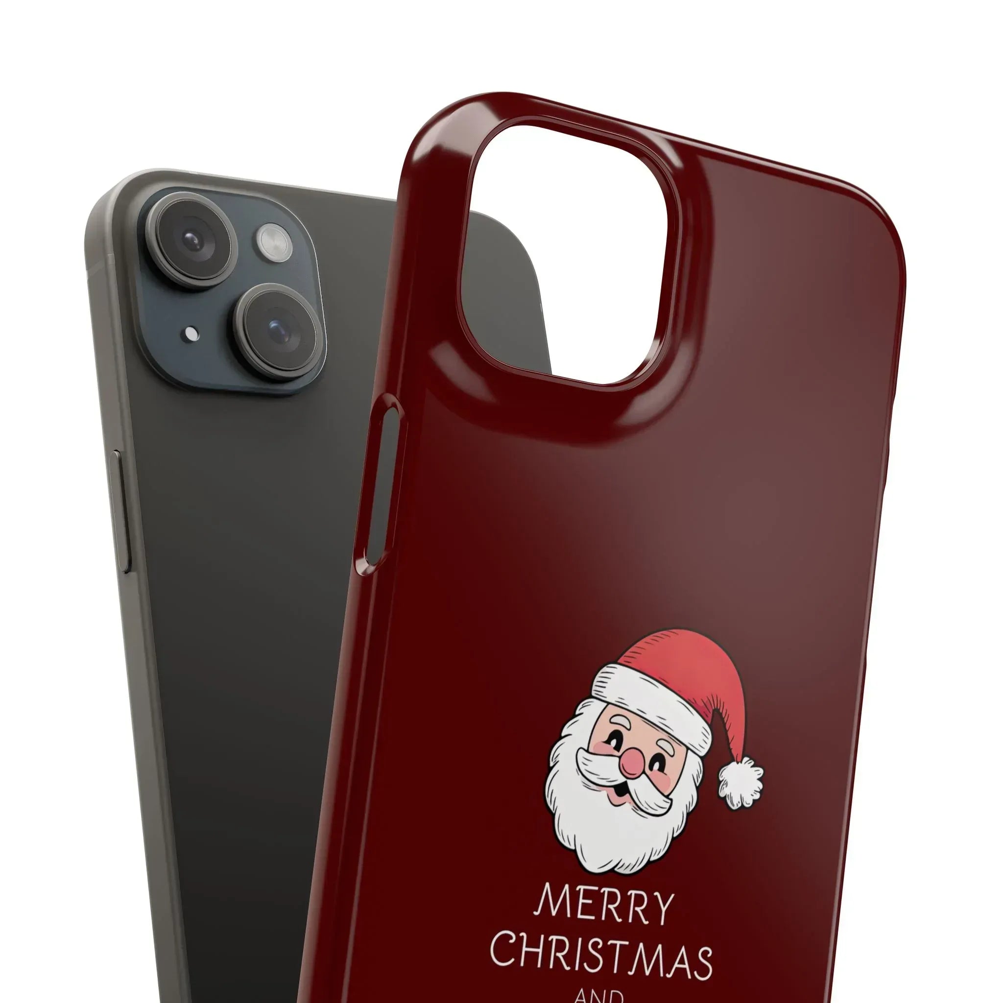 Crimson Claus Phone Case for iPhone 8-17 and Galaxy S20-S25 - KARARMDESIGN