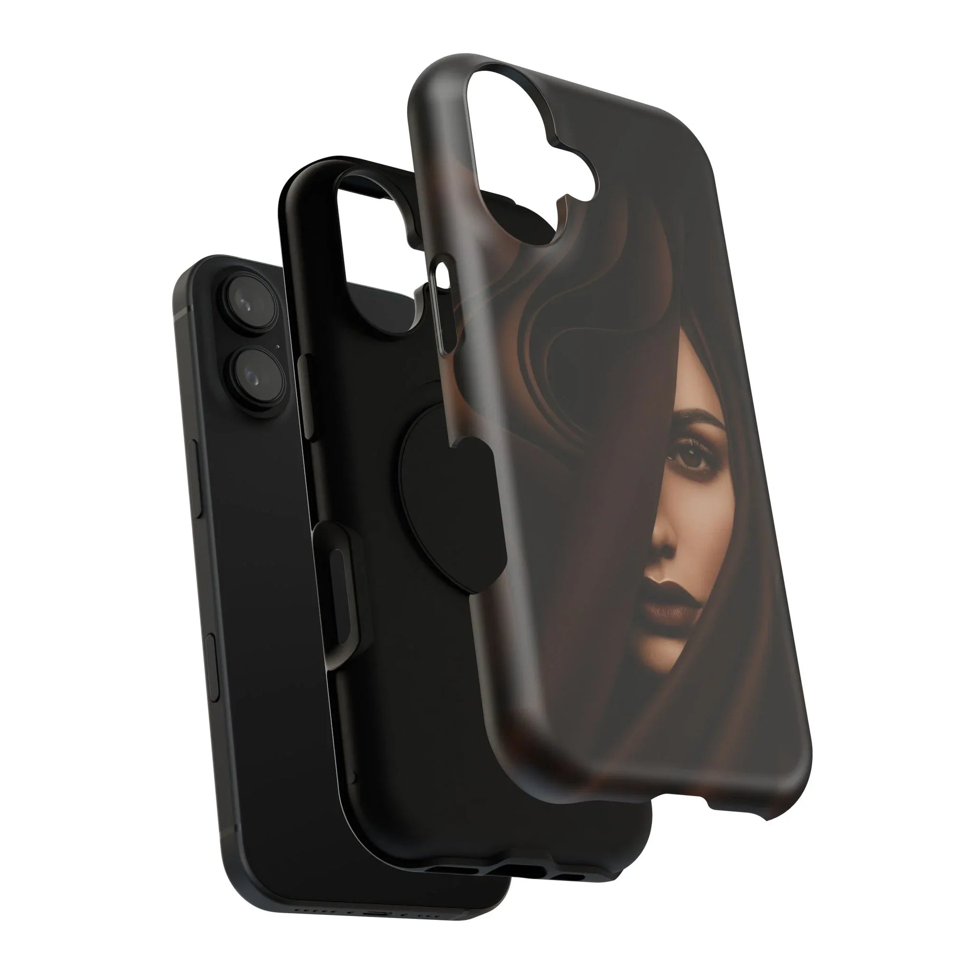 Mystery Woman Phone Case for iPhone 17, Air, Pro, Pro Max - KARARMDESIGN