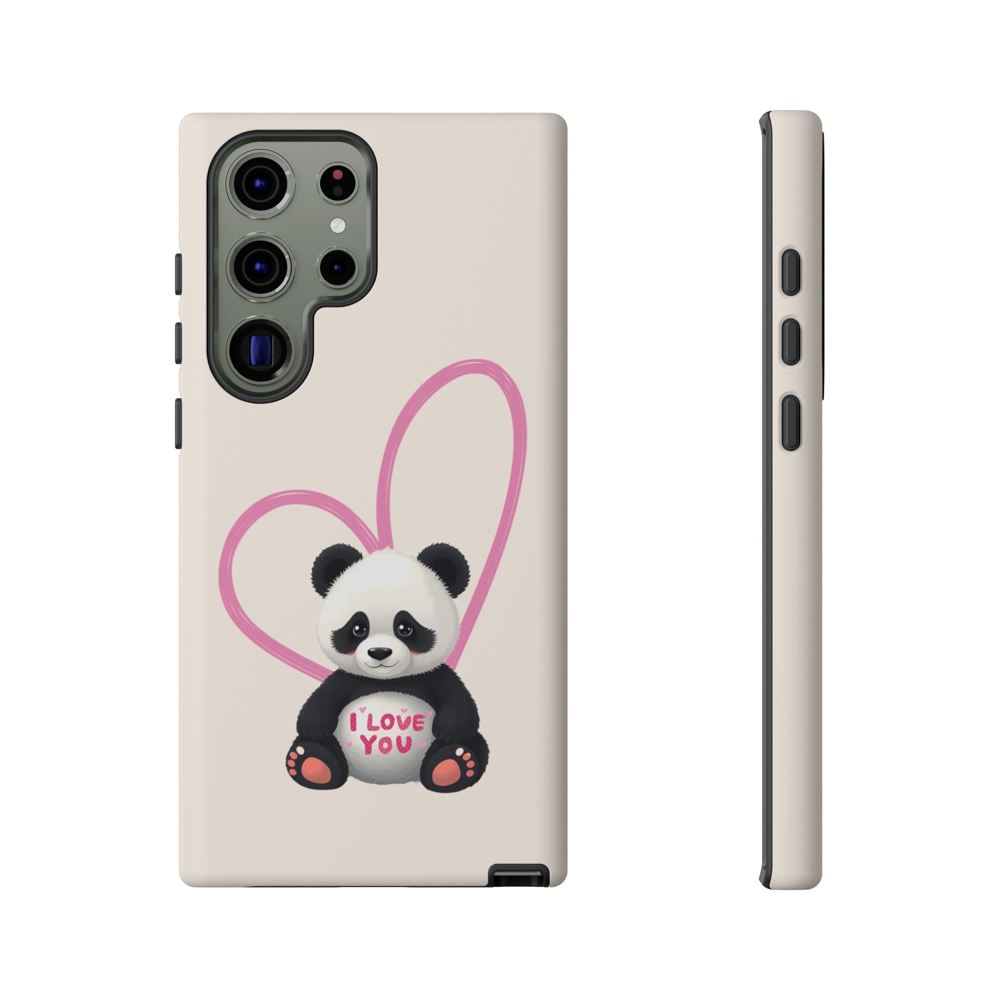 Adorable Panda Love Phone Case – Samsung Galaxy S20-S26